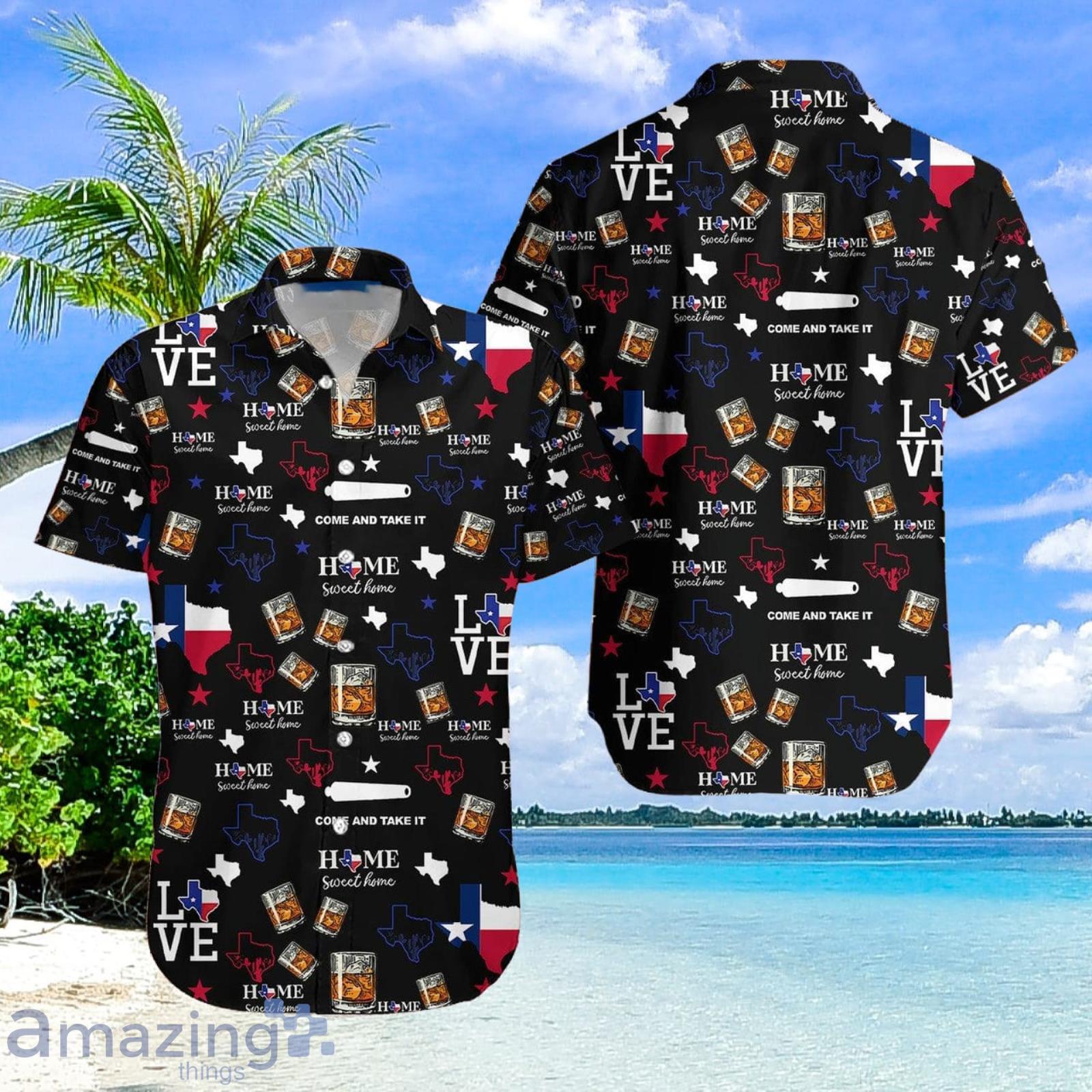 Texas - Bourbon Whiskey Aloha Hawaiian Shirt Summer Gift Product Photo 1