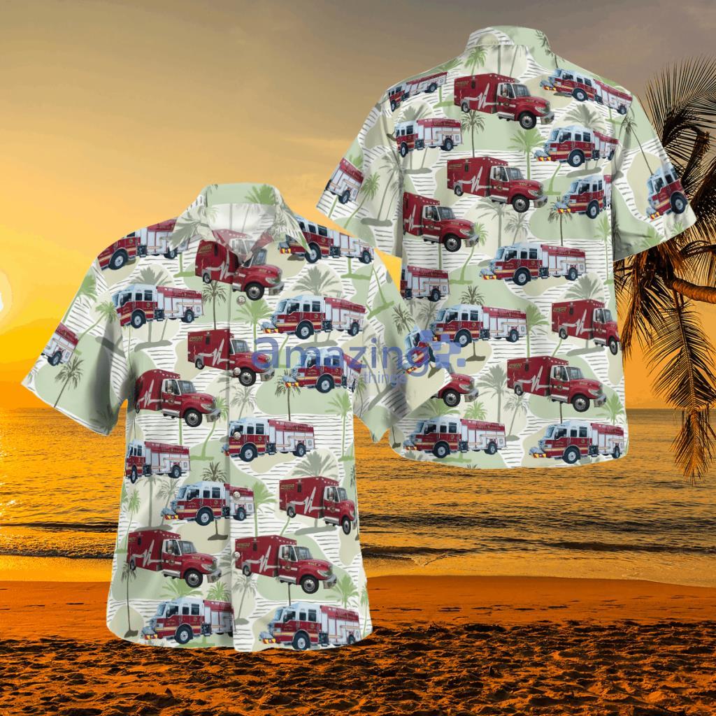 Texas, Laredo Fire Department Hawaiian Shirt - BBTT1410BC16 Texas, Laredo Fire Department Hawaiian Shirt