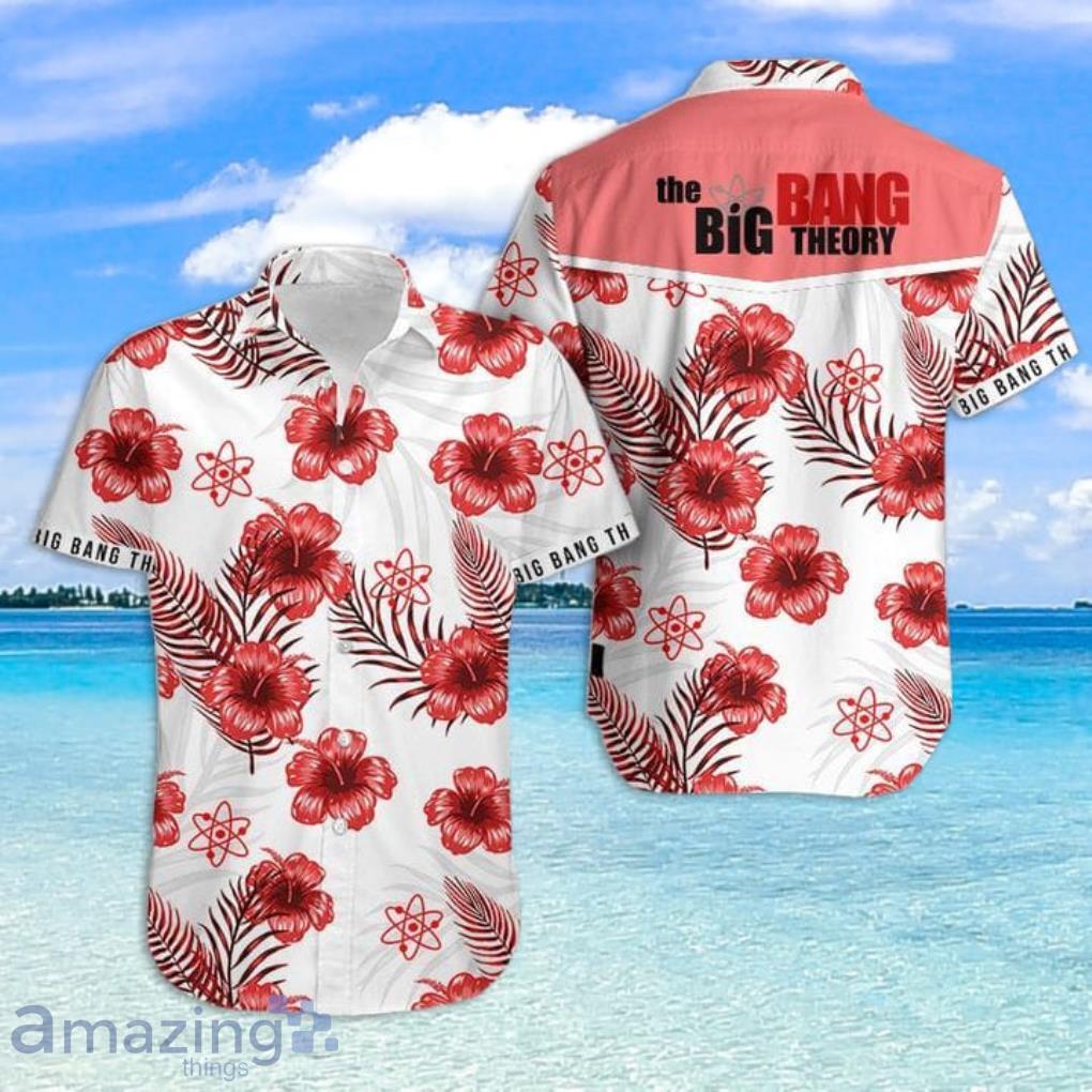 Tropical Flower Short-sleeved Shirt - Red - Aloha