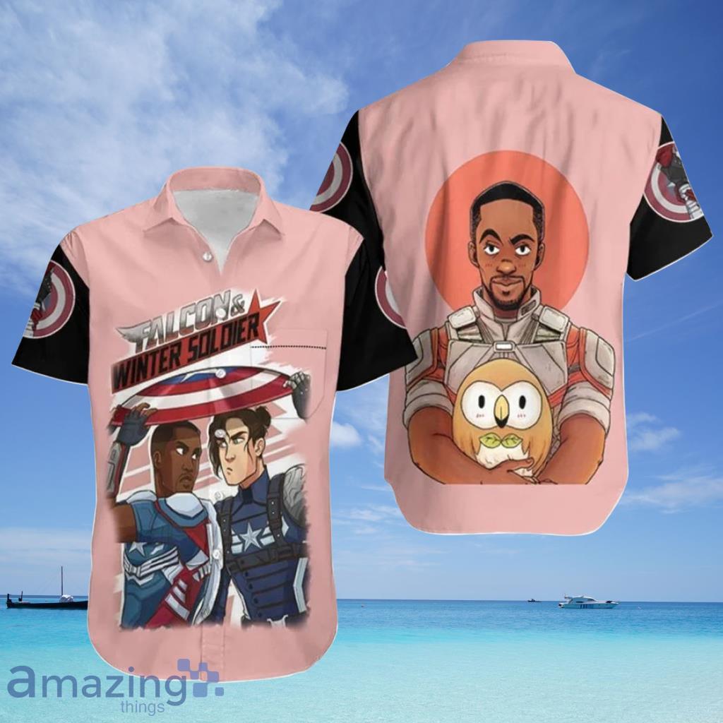 The Falcon And The Winter Soldier Marvel Tropical Hawaiian Shirt - The Falcon And The Winter Soldier Marvel Tropical Hawaiian Shirt
