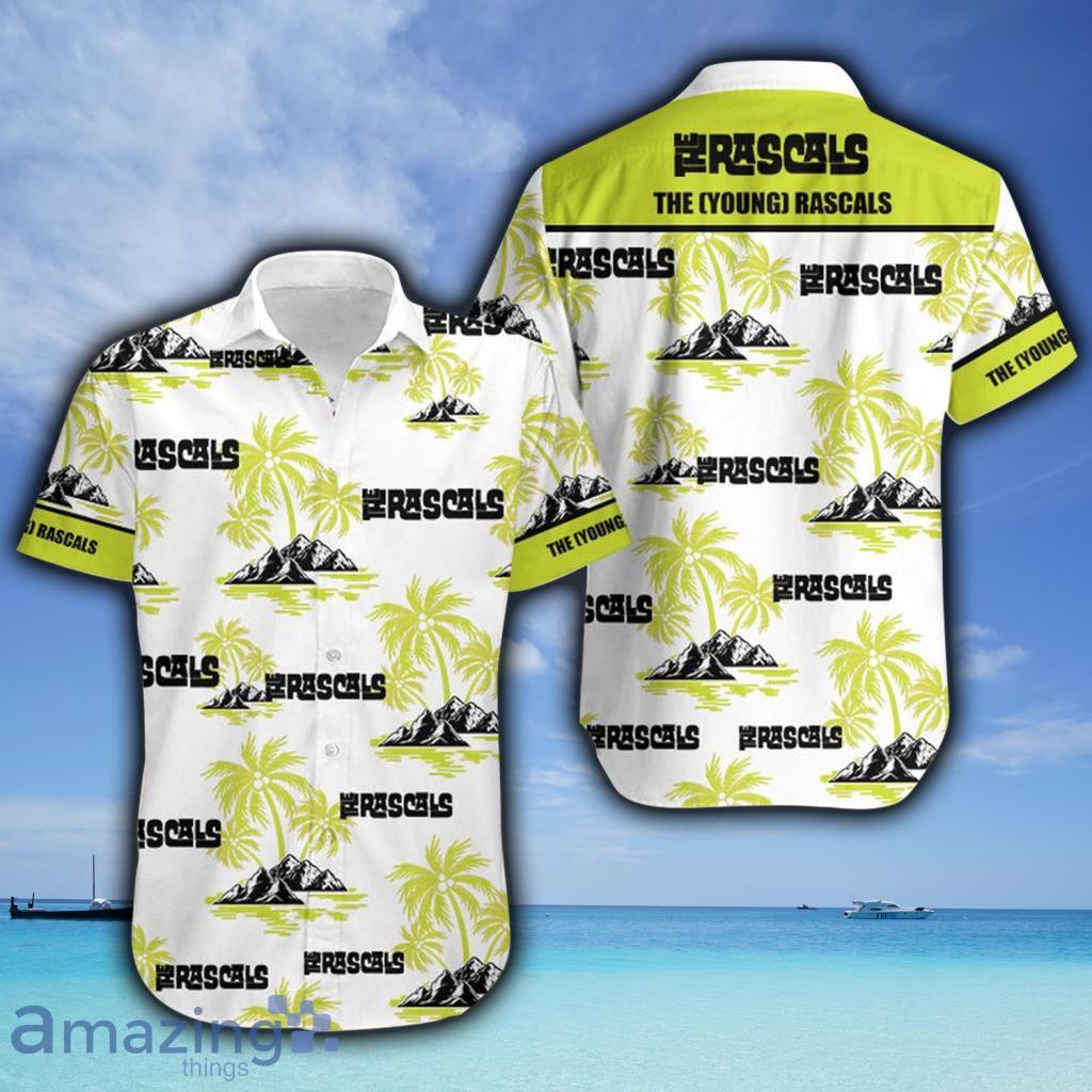 The Rascals Palm Tree Tropical Hawaiian Shirt - The Rascals Palm Tree Tropical Hawaiian Shirt