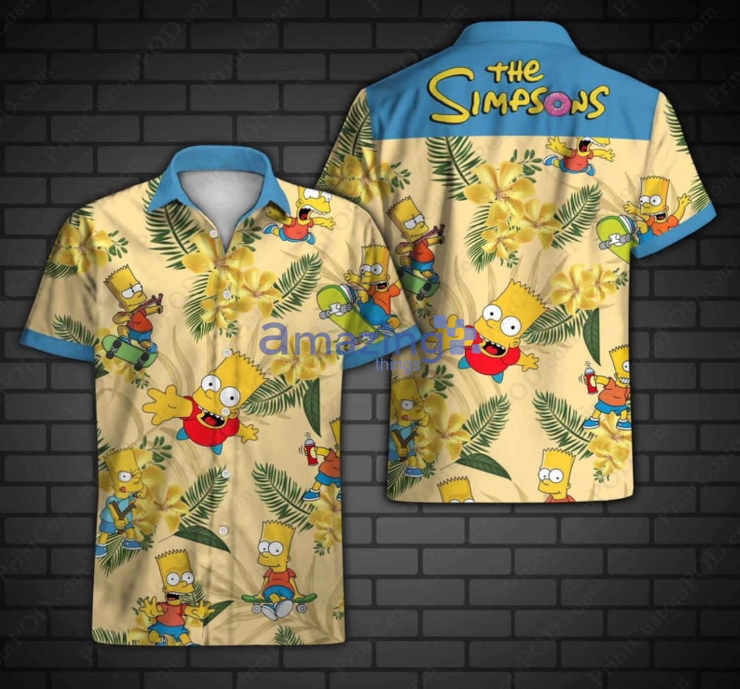 The Simpsons Hawaiian Shirt The Simpsons Summer Hawaiian Shirt For Women Men Product Photo 1