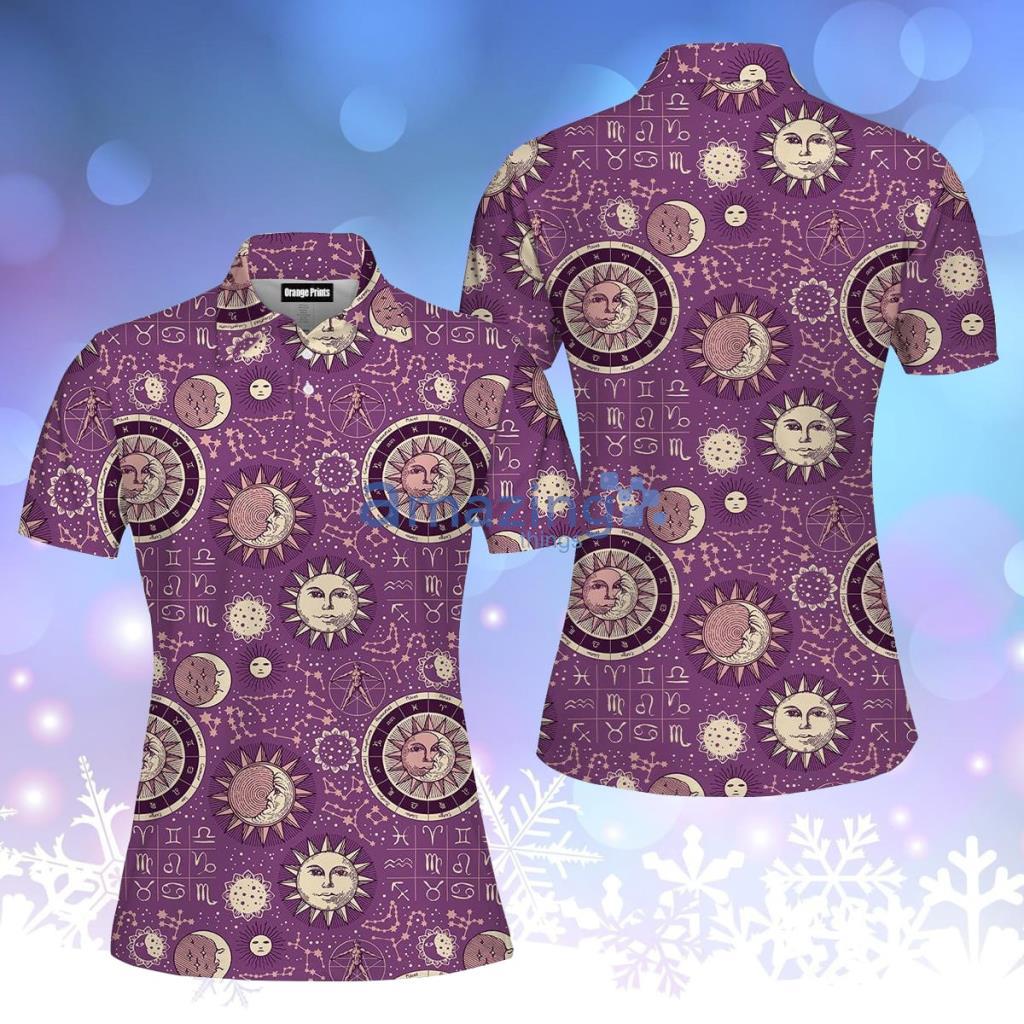 The Theme Of Zodiac And Horoscopes Polo Shirt  For Women - The Theme Of Zodiac And Horoscopes Polo Shirt  For Women  PO5308