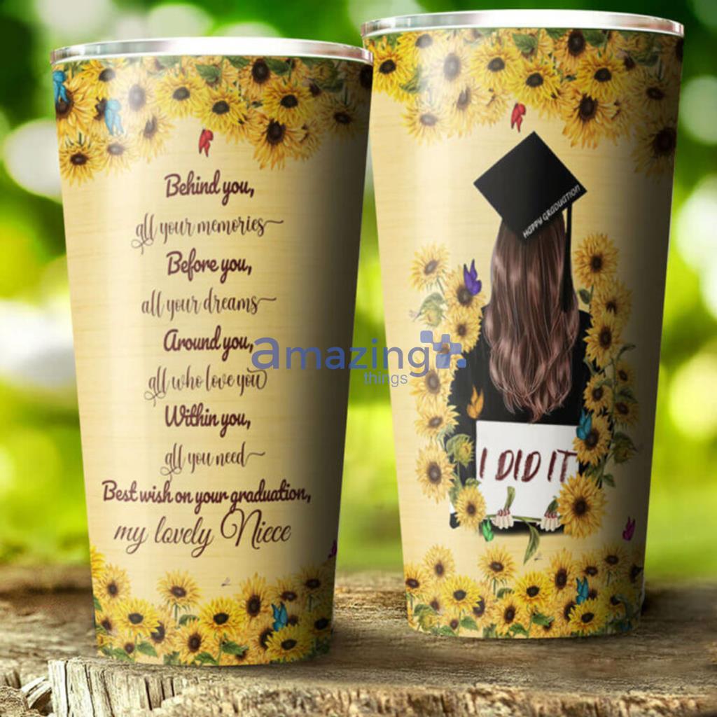 To My Lovely Niece, Happy Graduation Stainless Steel Tumbler - To My Lovely Niece, Happy Graduation Stainless Steel Tumbler
