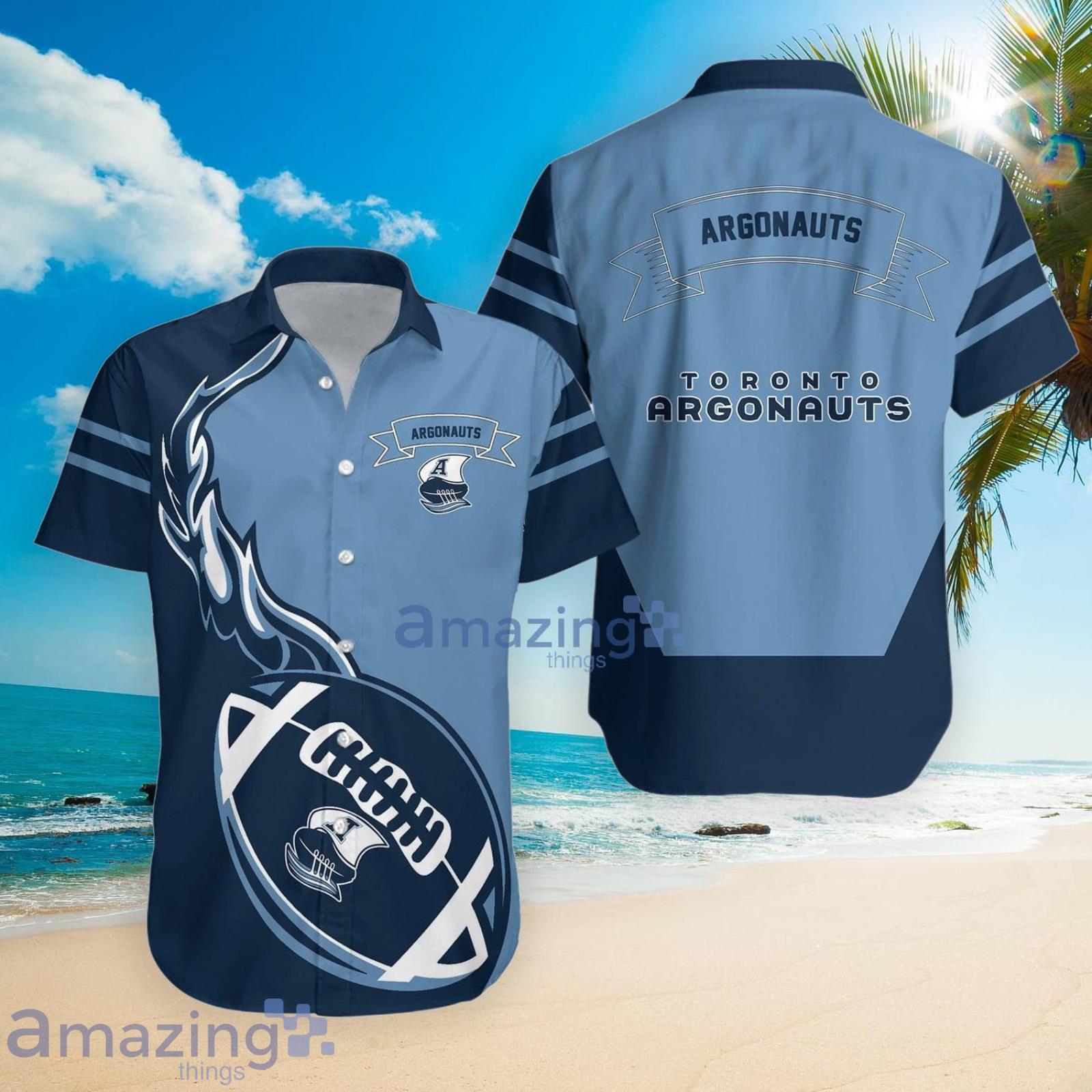 Toronto Argonauts Ca Football Flame Ball Hawaiian Shirt For Fans image Toronto Argonauts Ca Football Flame Ball Hawaiian Shirt For Fans Product Photo 4