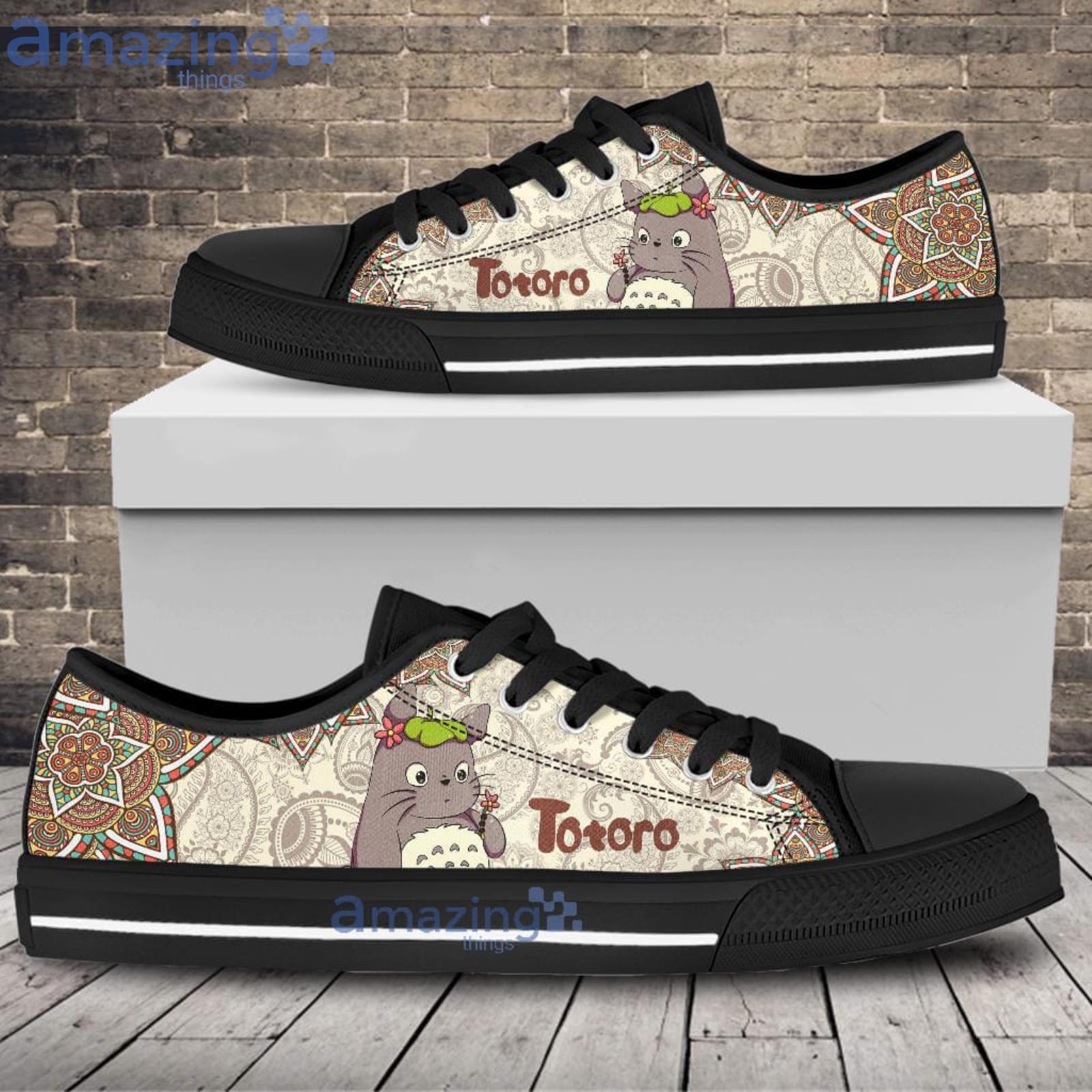 Totoro Low Top Shoes Gift Gift For Totoro’s Fan Best Gift Product Photo 1
