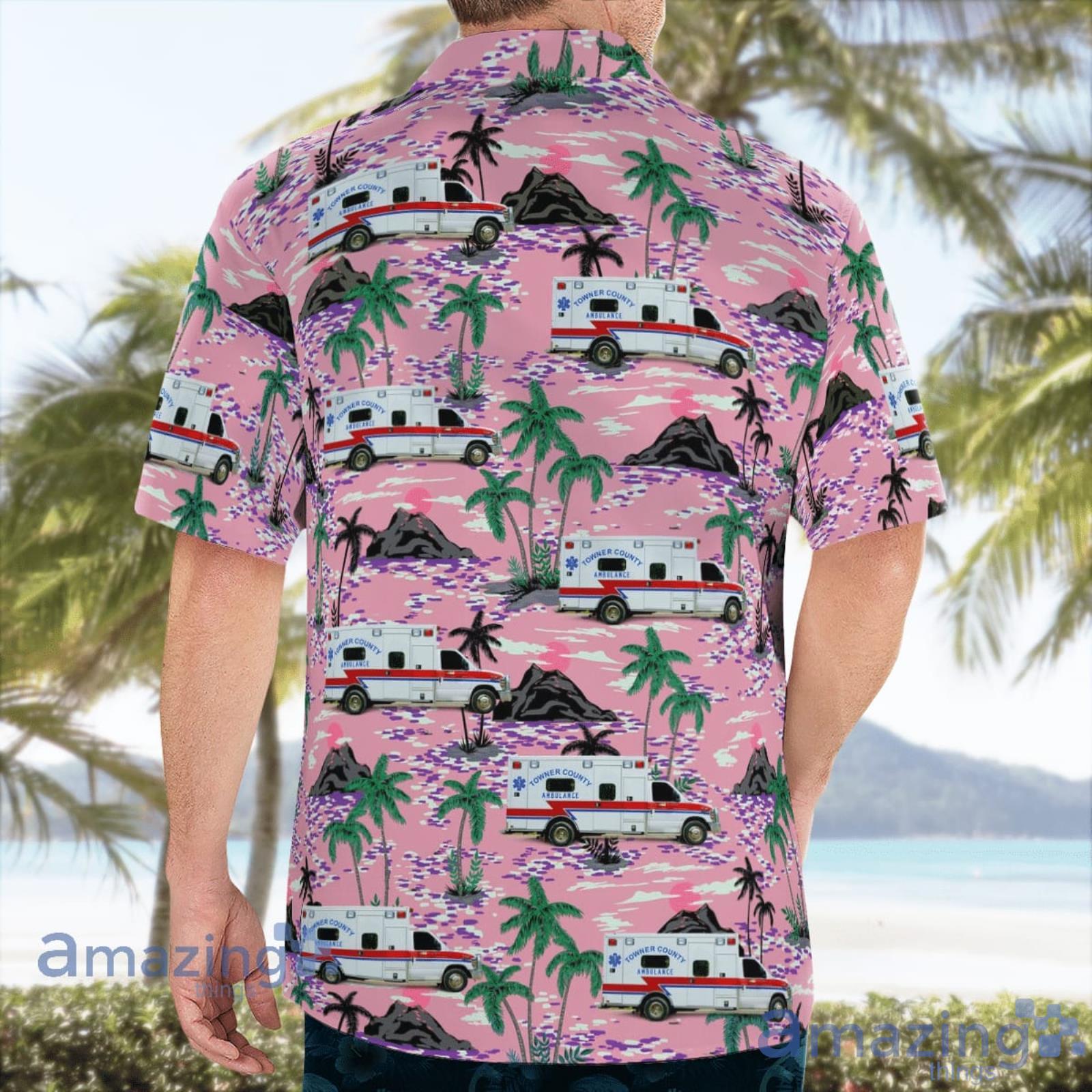 Towner County Ambulance Service Cando North Dakota Hawaiian Shirt Summer Gift For Men And Women image Towner County Ambulance Service Cando North Dakota Hawaiian Shirt Summer Gift For Men And Women Product Photo 4