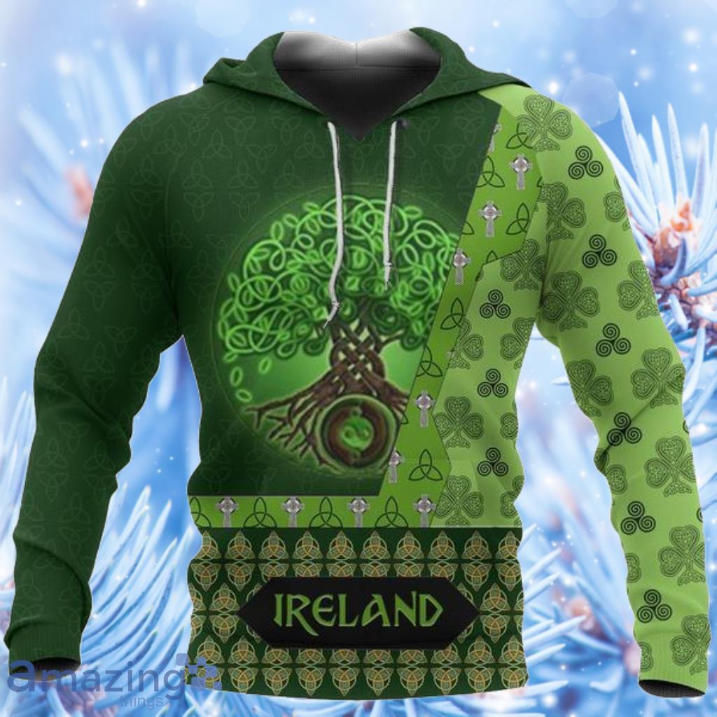 Tree Irish St Patrick's Day Hoodie 3D All Over Print - Tree Irish St Patrick's Day Hoodie Over Print  For Men & Women  HT5771