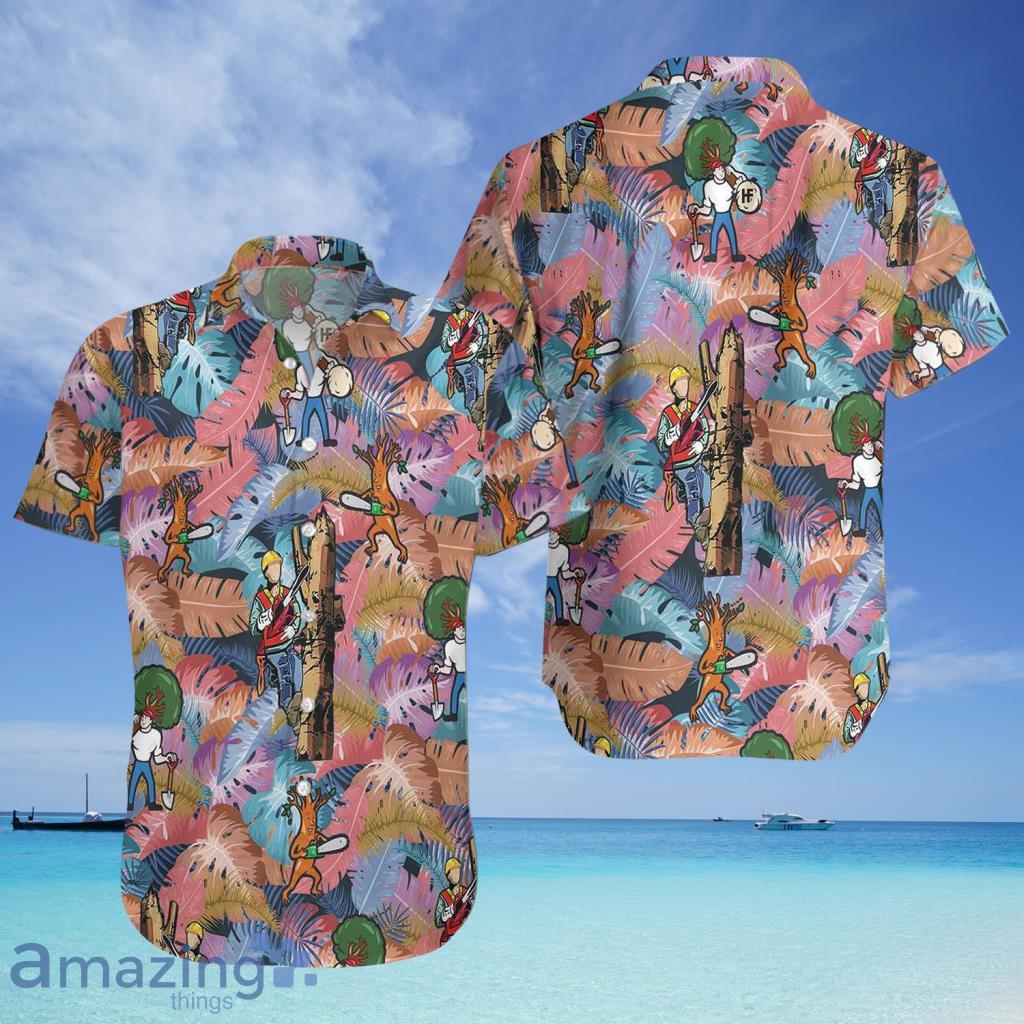 Tropical Pattern Arborist Proud Hawaiian Shirt - Tropical Pattern Arborist Proud Hawaiian Shirt