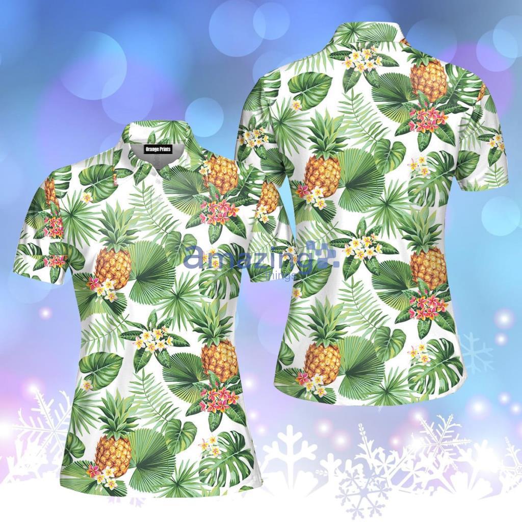 Tropical Pineapple Polo Shirt For Women - Tropical Pineapple Polo Shirt For Women PO5543 Tropical Pineapple Polo Shirt For Women - Tropical Pineapple Polo Shirt For Women PO5543