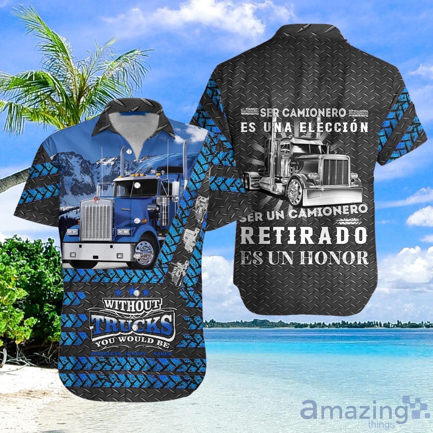 Trucker Aloha Hawaiian Shirt Summer Gift For Men And Women Product Photo 1