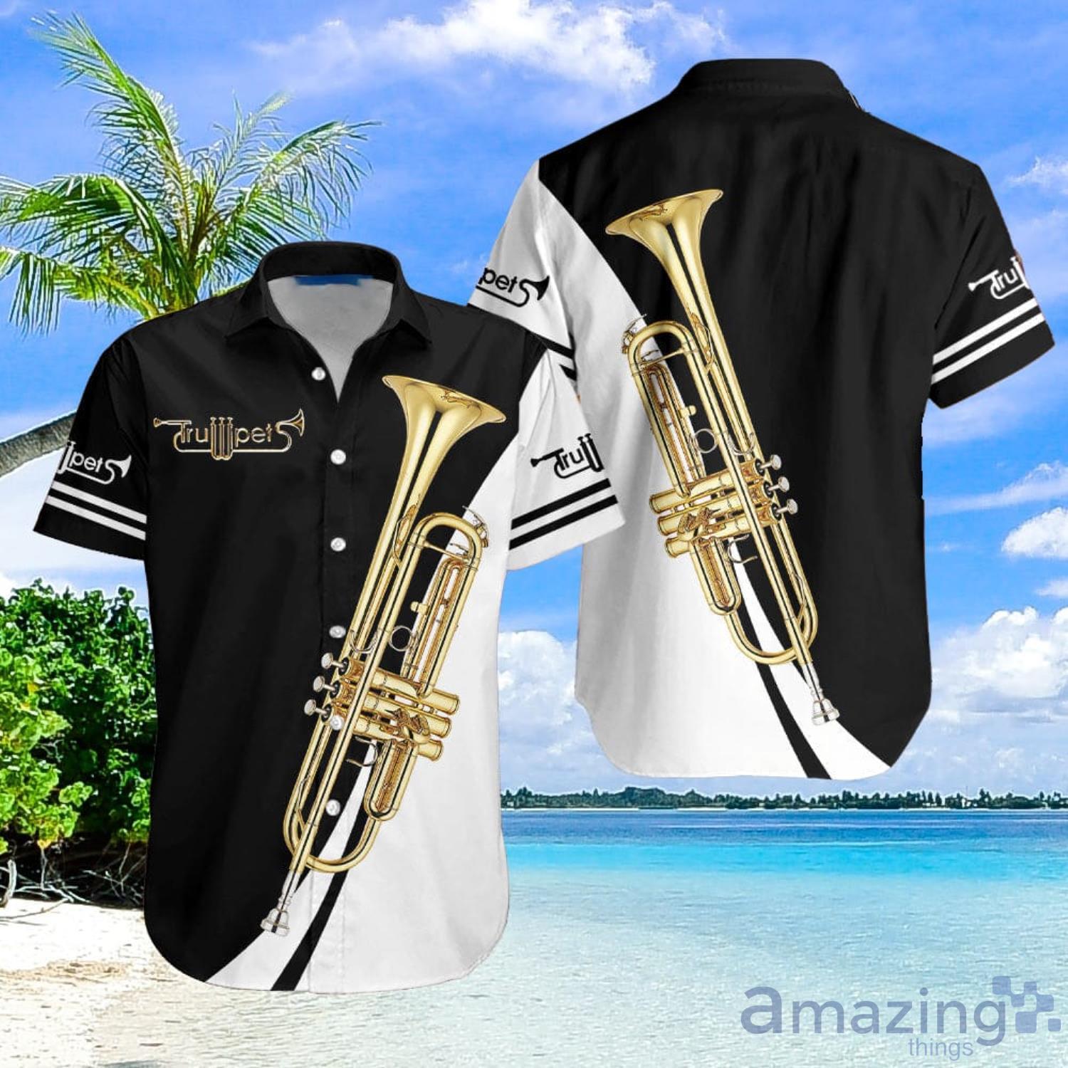 Trumpet Music Aloha Hawaiian Shirt Men And Women Summer Gift Product Photo 1