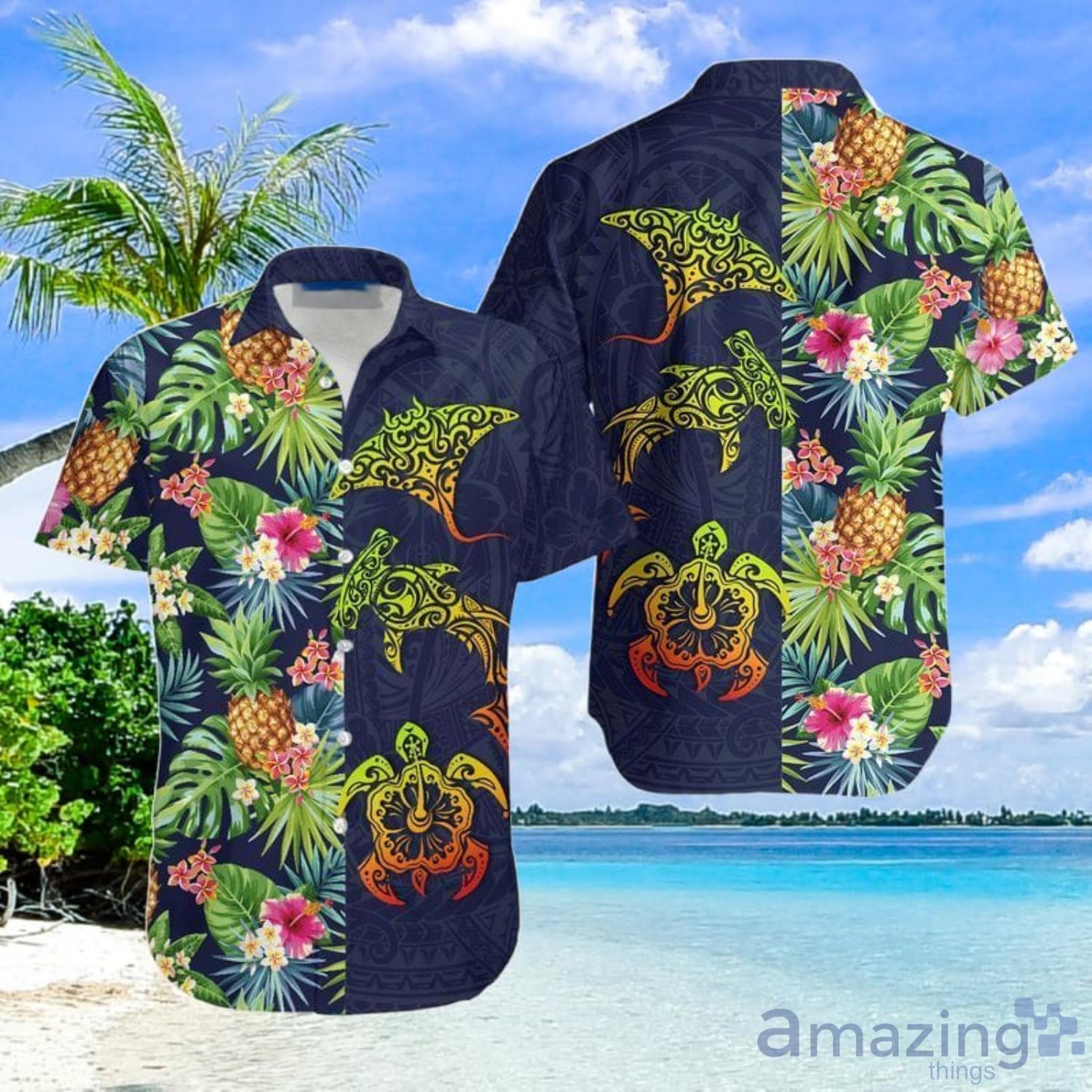 Turtles Pineapple Tropical Aloha Hawaiian Shirt Summer Gift For Men And Women Product Photo 1