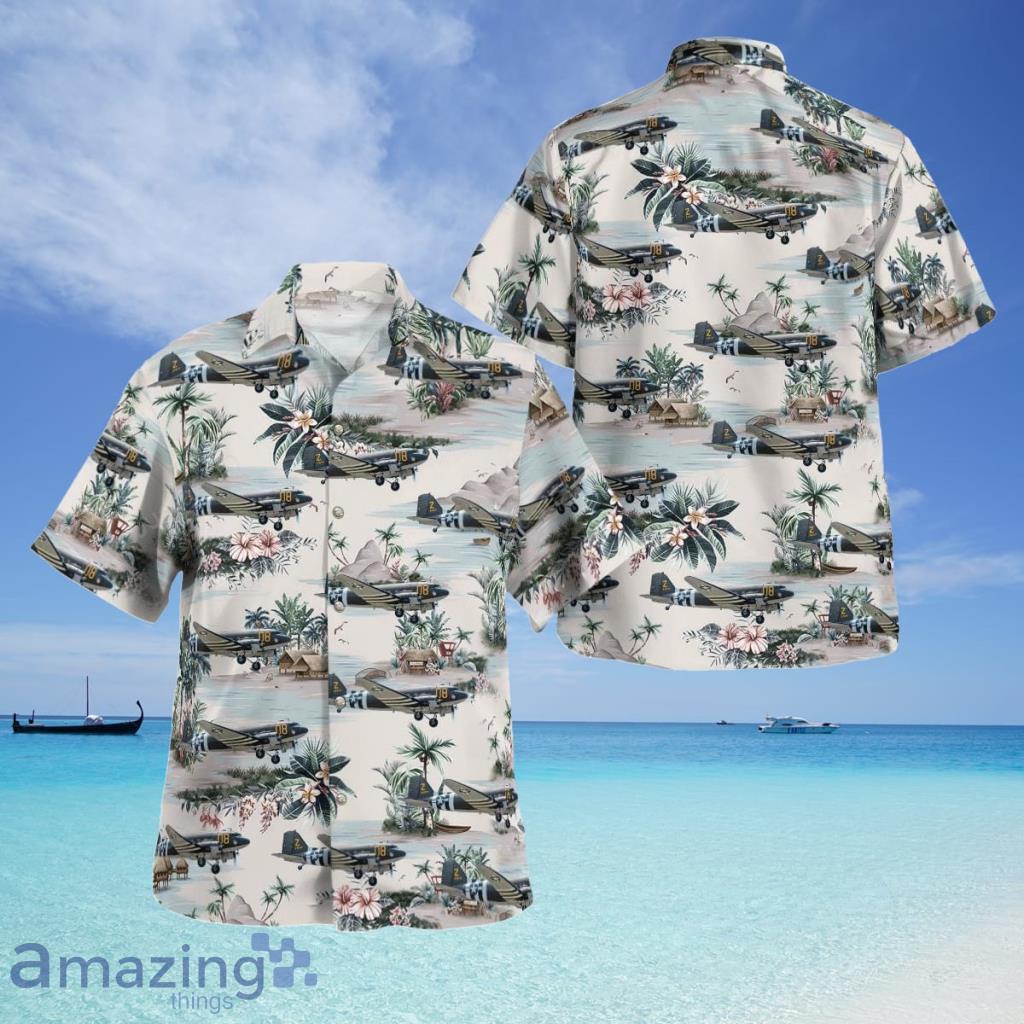 United States Army Air Forces Douglas C-47b Skytrain Hawaiian Shirt - United States Army Air Forces Douglas C-47b Skytrain Hawaiian Shirt, Gift Hawaiian Shirt For Husband, Gift For Dad_6014