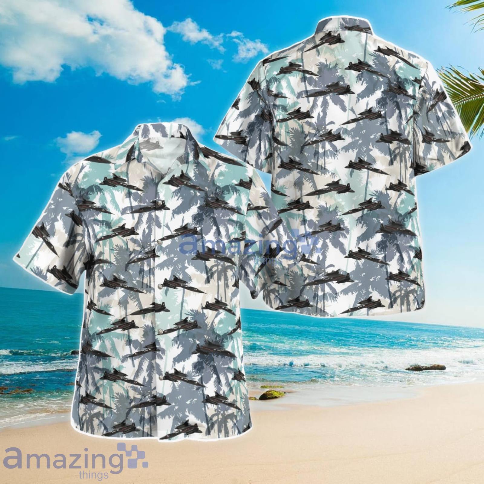 US Air Force Lockheed SR-71 Blackbird Summer Gift Hawaiian Shirt Product Photo 1