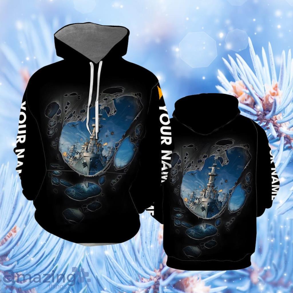 US Navy Custom Name Hoodie 3D All Over Print - US Navy Custom Name All Over Print  For Men & Women  CN6191