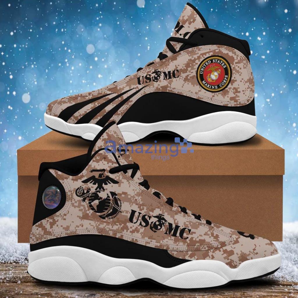 Usmc Air Jordan 13 Custom Sneakers Sport Shoes Plus Size