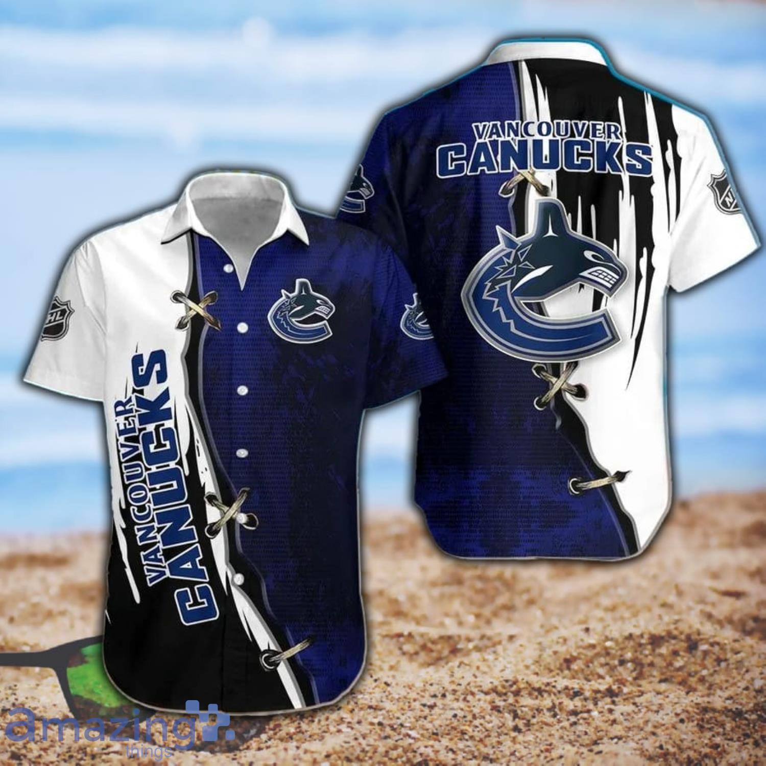 Vancouver Canucks Hawaiian Shhirt Gift For Fans Product Photo 1