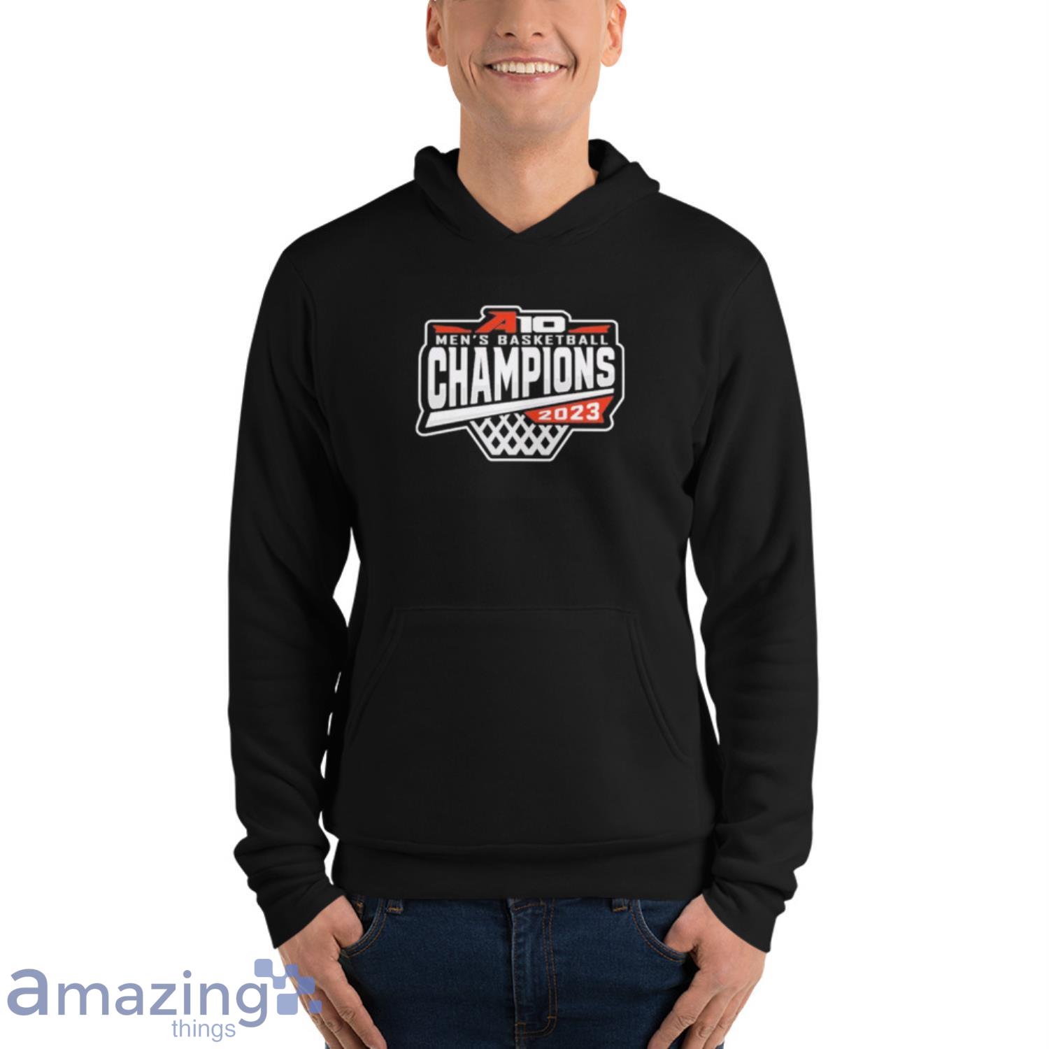 Vcu rams zephyr 2023 atlantic 10 men’s basketball conference tournament champions locker room adjustable shirt image Vcu rams zephyr 2023 atlantic 10 men’s basketball conference tournament champions locker room adjustable shirt - Unisex Fleece Pullover Hoodie