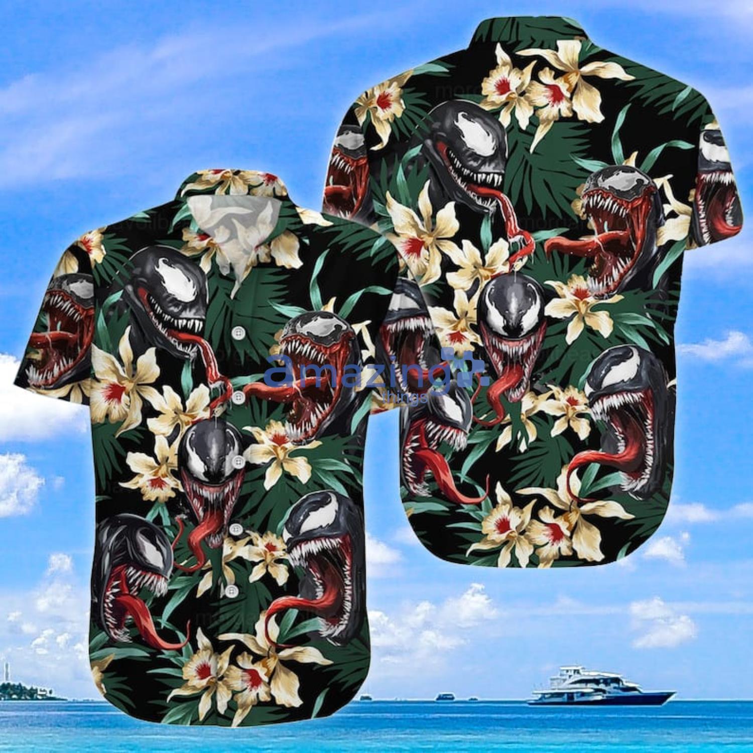 Venom Hawaiian Shirt Halloween Venom Gift Hawaiian Shirt And Shorts Halloween Gift Product Photo 1