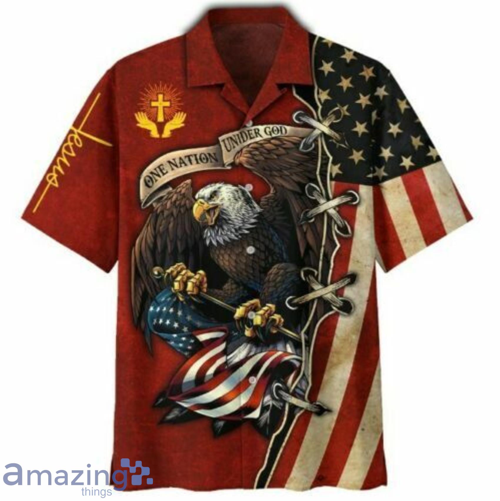 Chiefs Hawaiian Shirt Kansas Chiefs Bald Eagle Hawaiian Shirt