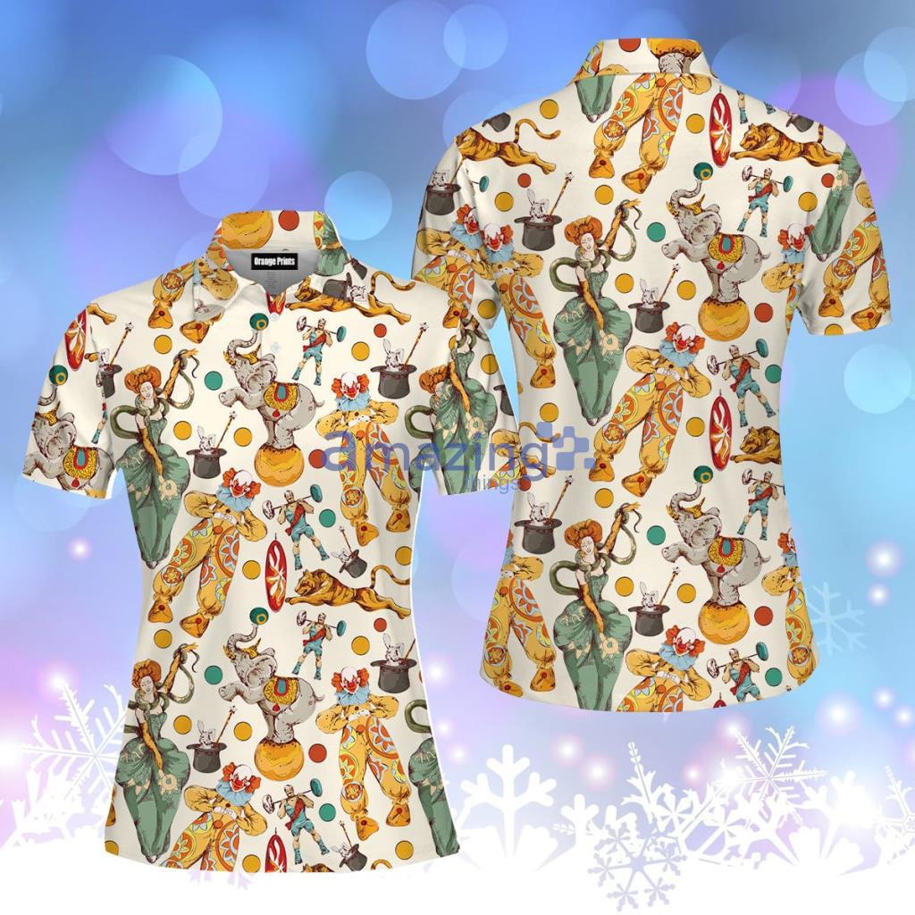 Vintage Interesting Life In Circus Polo Shirt  For Women - Vintage Interesting Life In Circus Polo Shirt  For Women  PO5358