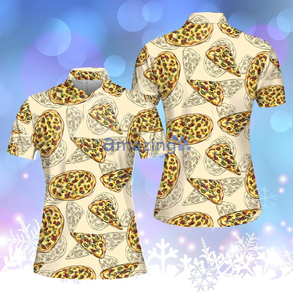 Vintage Pizza Polo Shirt  For Women - Vintage Pizza Polo Shirt  For Women  PO5106