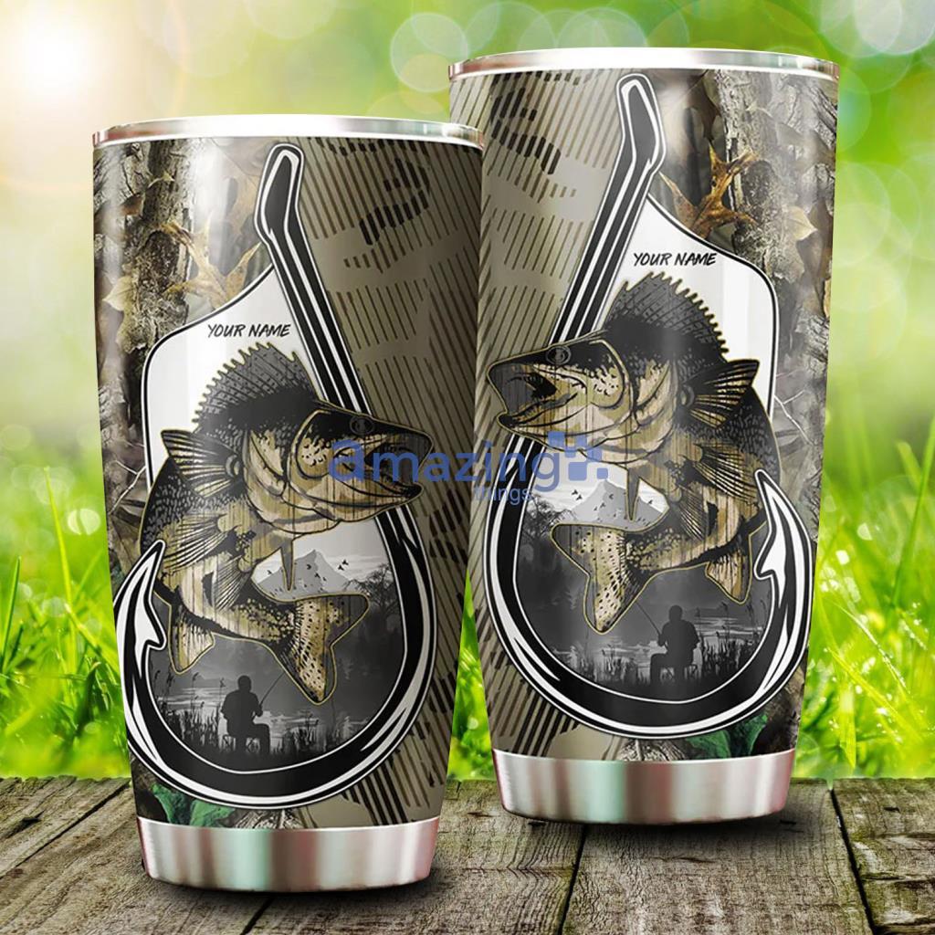 Walleye Fishing Tumbler Cup Customize name Personalized
