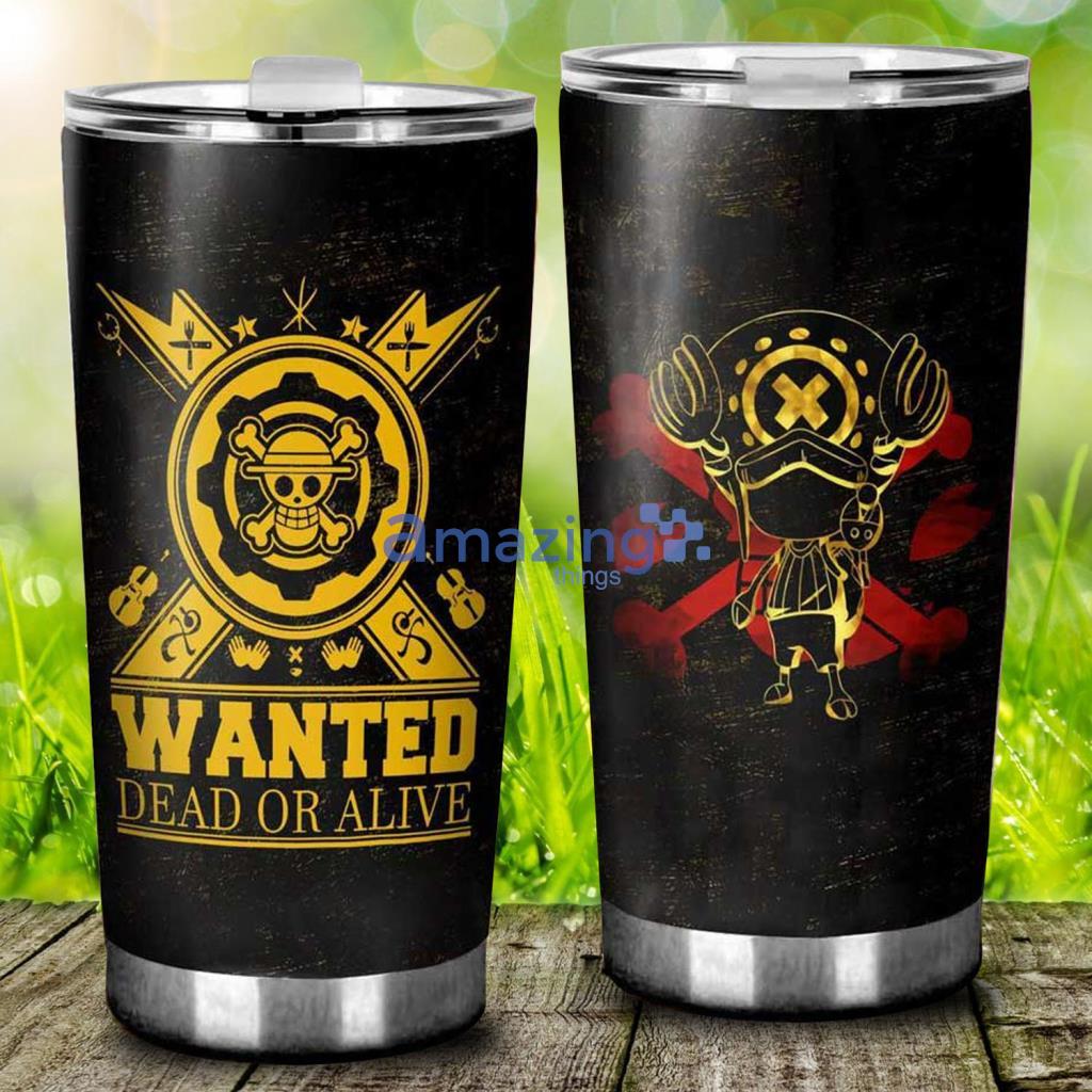Wanted Dead Or Alive Chopper Anime One Piece Tumbler - Wanted Dead Or Alive Chopper Anime One Piece Tumbler