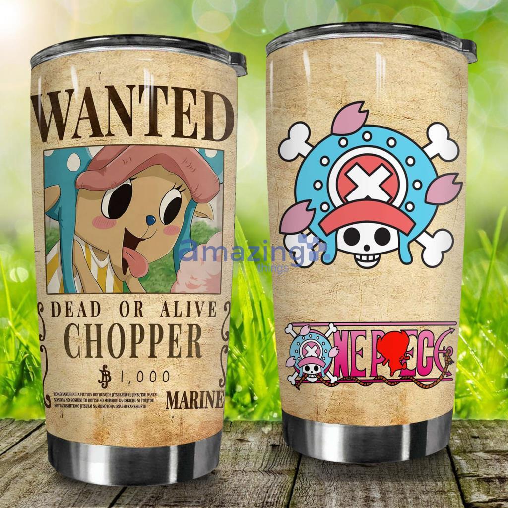 Wanted Dead Or Alive Chopper Stainless Steel One Piece Tumbler - Wanted Dead Or Alive Chopper Stainless Steel One Piece Tumbler