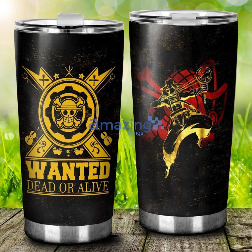 Wanted Dead Or Alive Usopp One Piece Tumbler - Wanted Dead Or Alive Usopp One Piece Tumbler