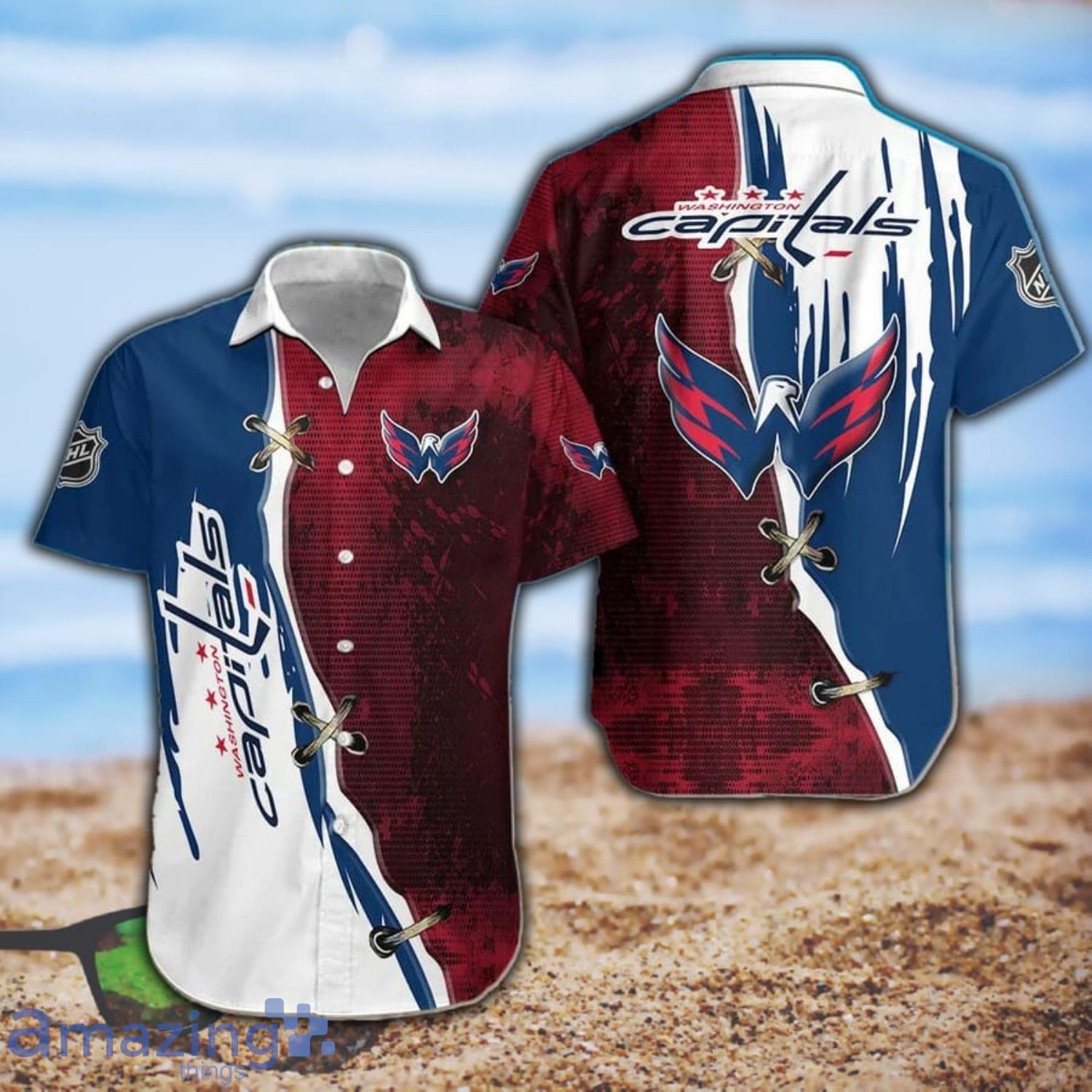 Washington Capitals Hawaiian Shhirt Gift For Fans Product Photo 1