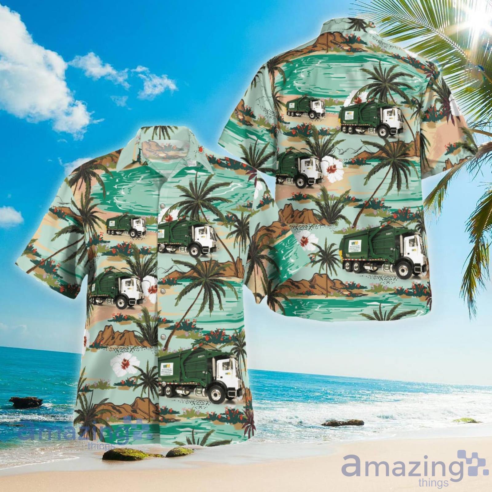 Waste Management Garbage Truck Hawaiian Shirt Summer Gift For Men And Women Product Photo 1