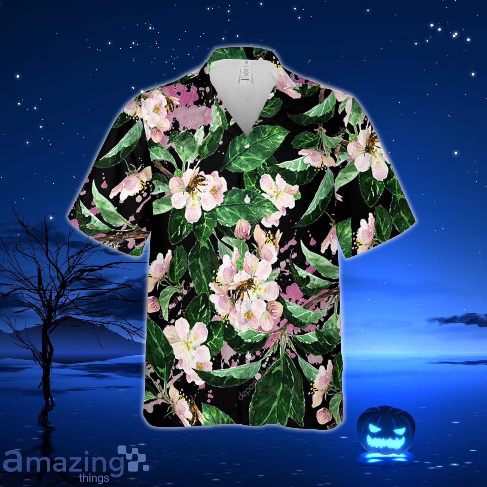 Watercolor Blossom Summer Vacation Hawaiian Shirt For Men And Women image Watercolor Blossom Summer Vacation Hawaiian Shirt For Men And Women Product Photo 2