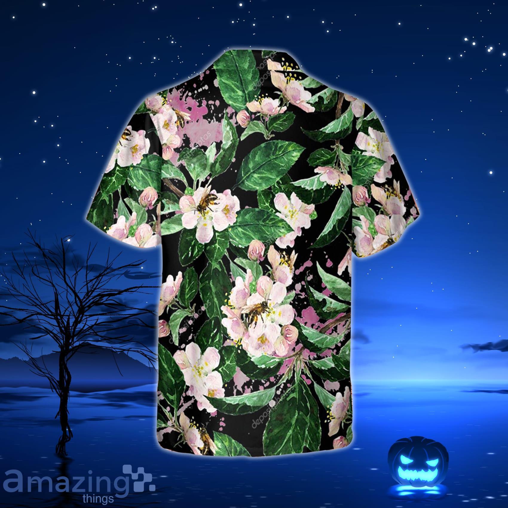 Watercolor Blossom Summer Vacation Hawaiian Shirt For Men And Women image Watercolor Blossom Summer Vacation Hawaiian Shirt For Men And Women Product Photo 3