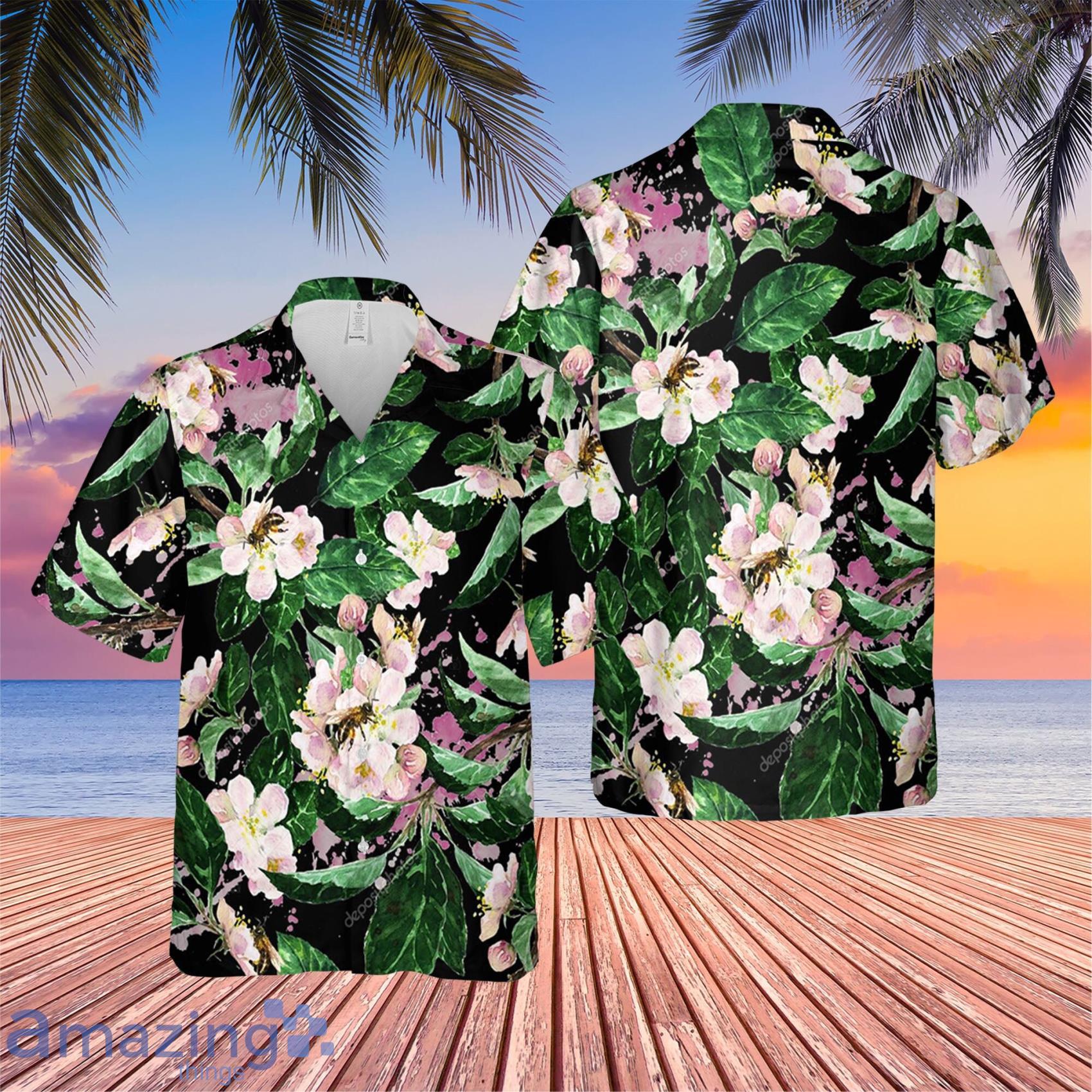 Watercolor Blossom Summer Vacation Hawaiian Shirt For Men And Women Product Photo 1