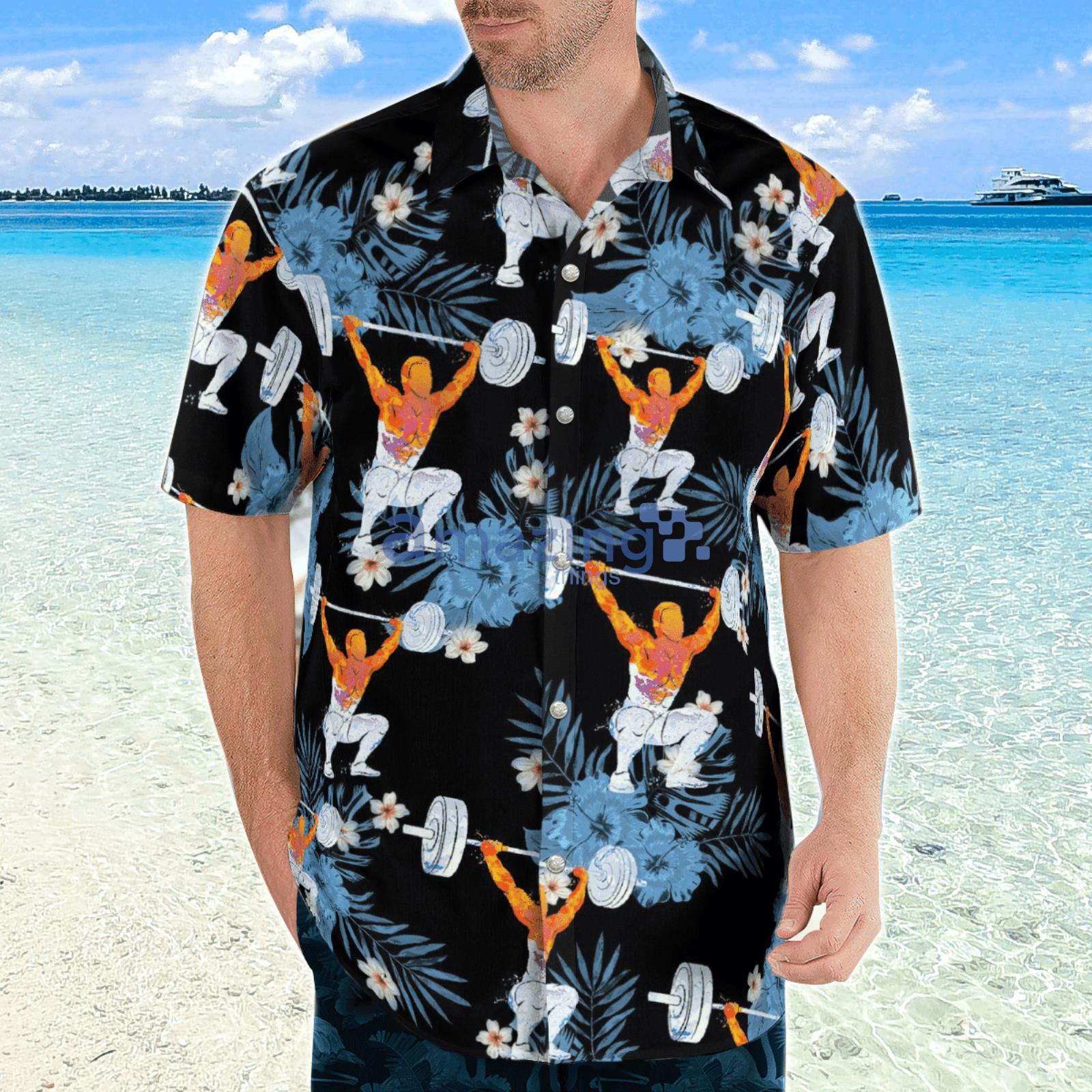 Weight Lifting Hawaiian Shirt Summer Gift