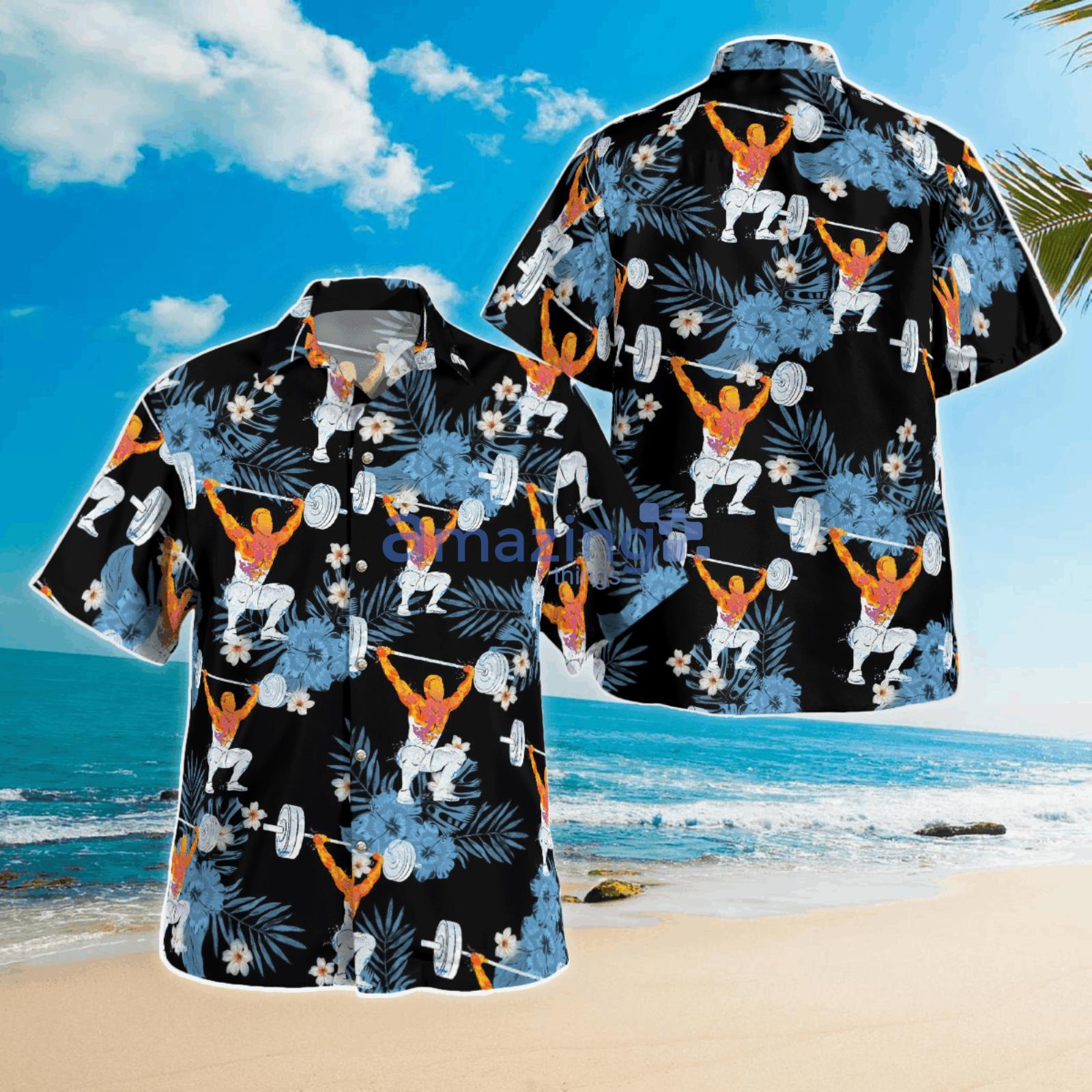 Weight Lifting Hawaiian Shirt Summer Gift