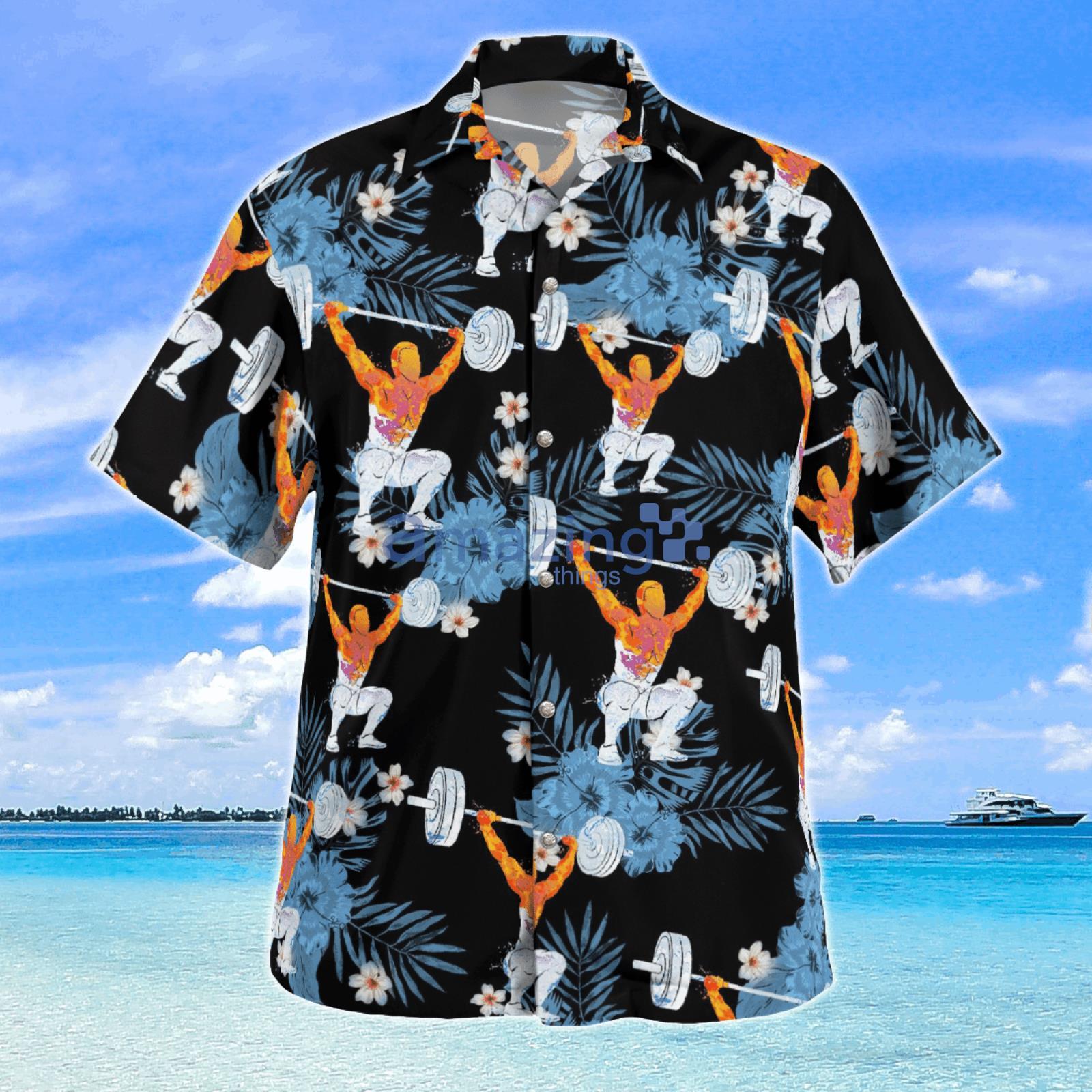 Weight Lifting Hawaiian Shirt Summer Gift