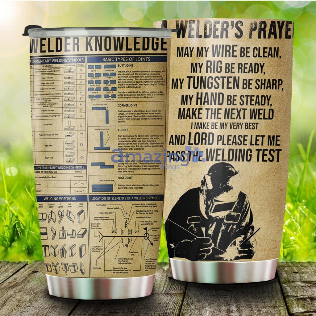 Welder Knowledge Stainless Steel Tumbler - Welder Knowledge Stainless Steel Tumbler