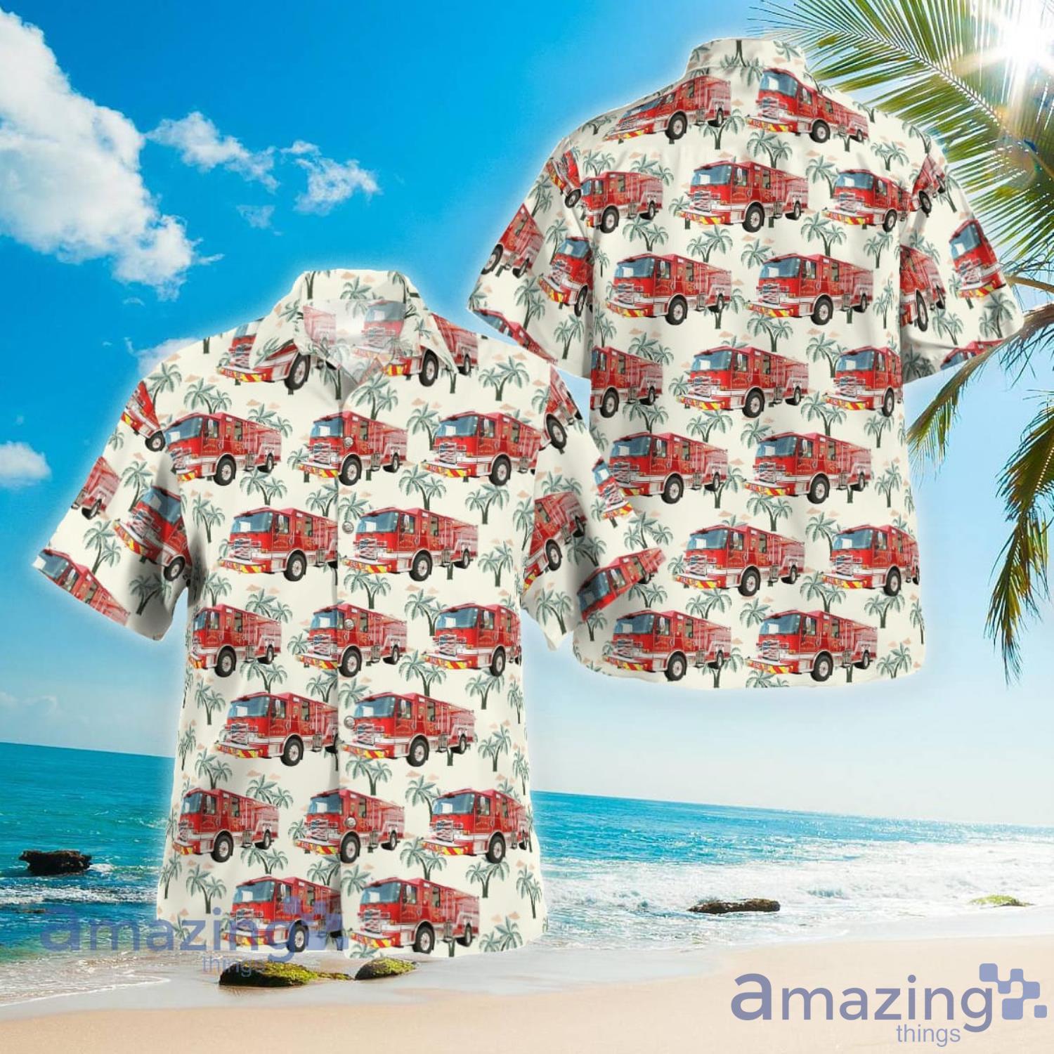 West Point Utah North Davis Fire District Aloha Summer Gift Hawaiian Shirt Product Photo 1