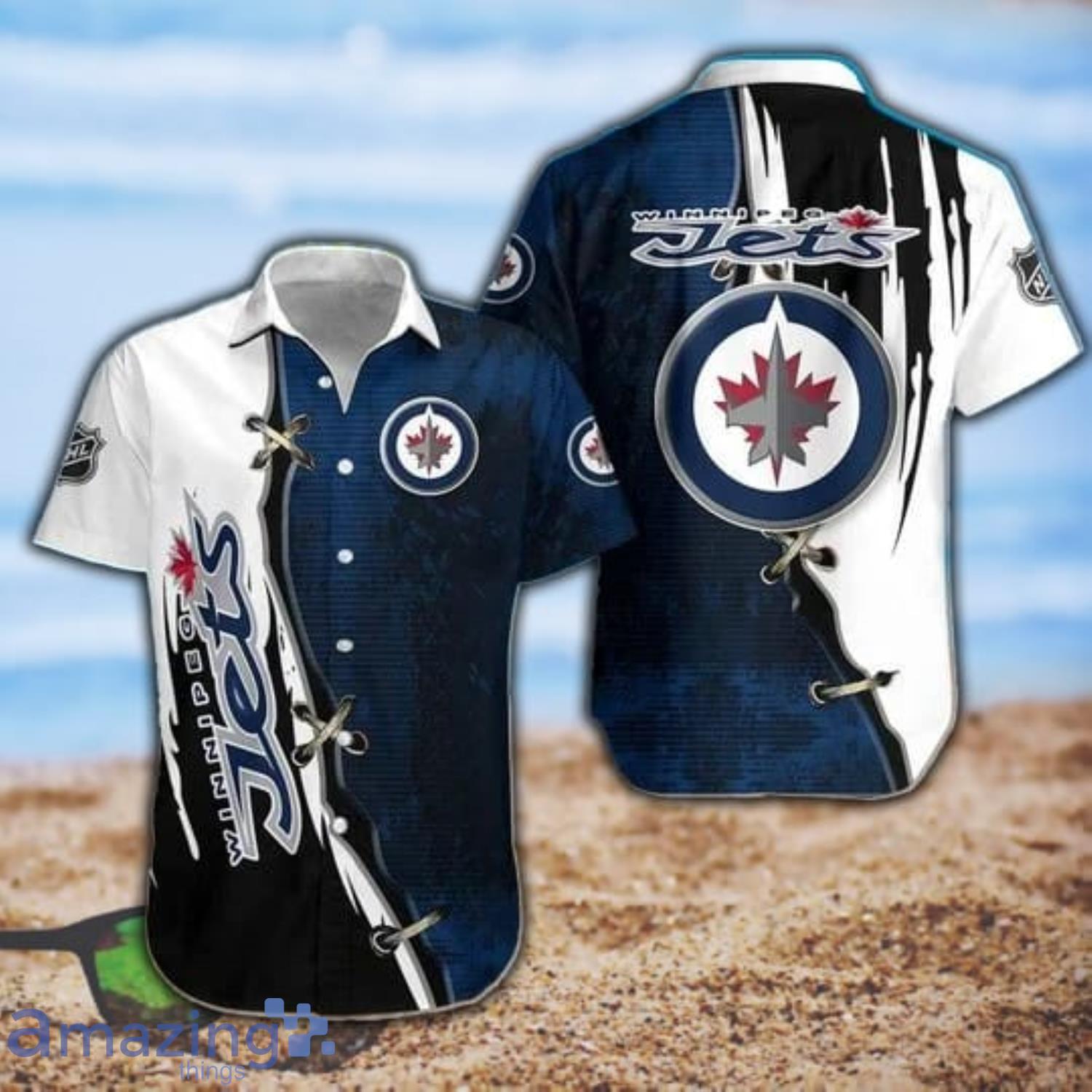 Winnipeg Jets Hawaiian Shhirt Gift For Fans Product Photo 1