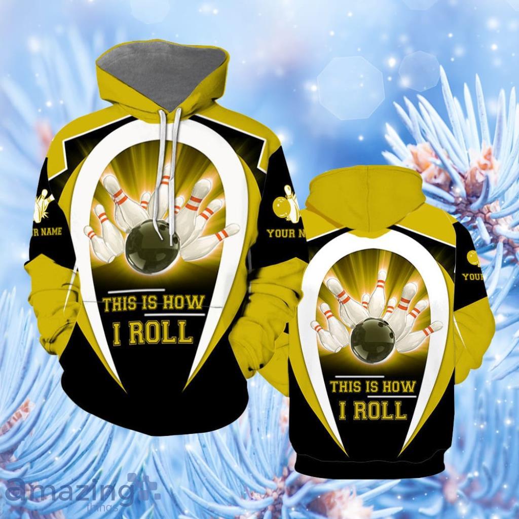 Yellow This Is How I Roll Custom Name Hoodie 3D All Over Print - Yellow This Is How I Roll Custom Name All Over Print  For Men & Women  CN6068
