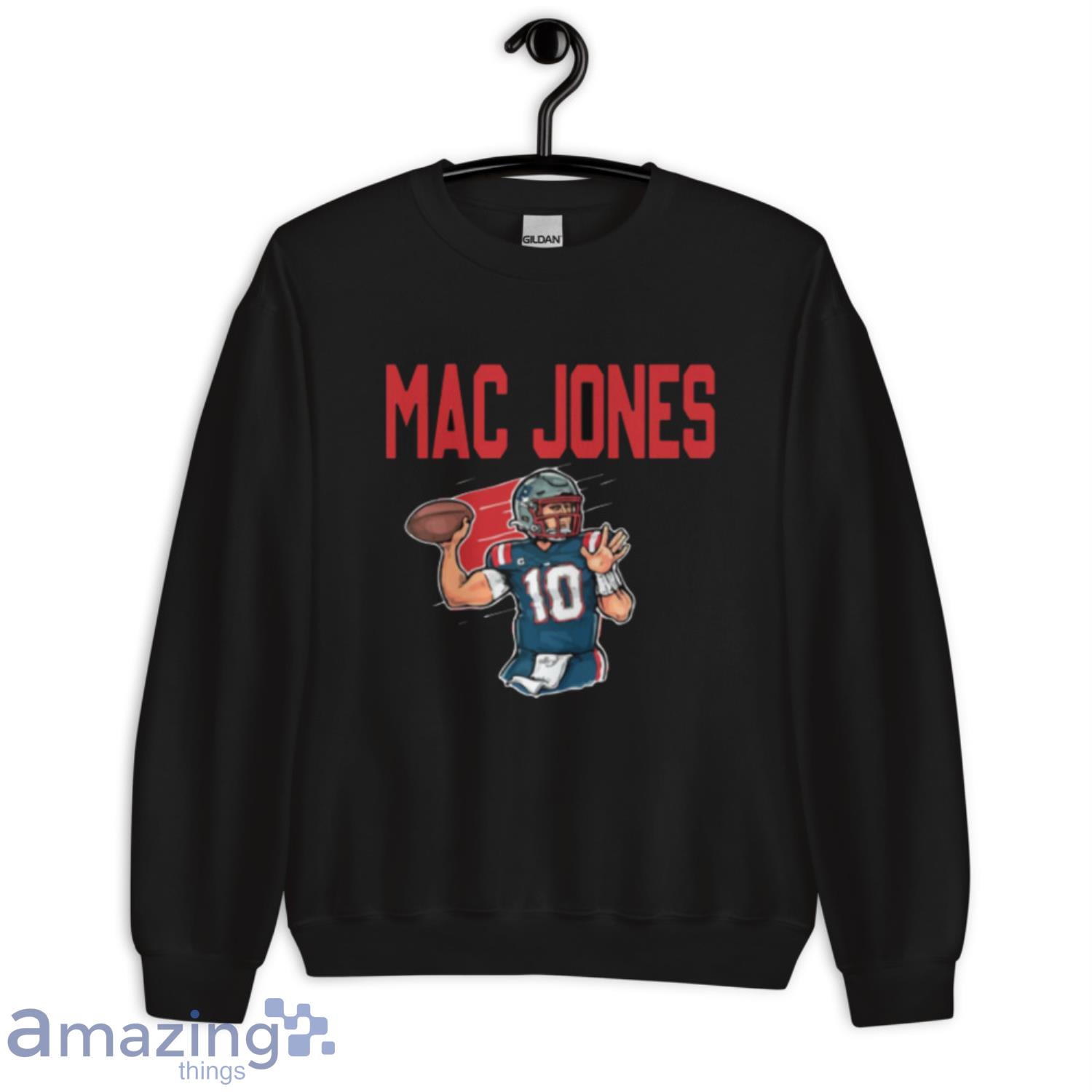 10 Mac Jones Design Gift For Football Fans shirt image 10 Mac Jones Design Gift For Football Fans shirt - Unisex Crewneck Sweatshirt