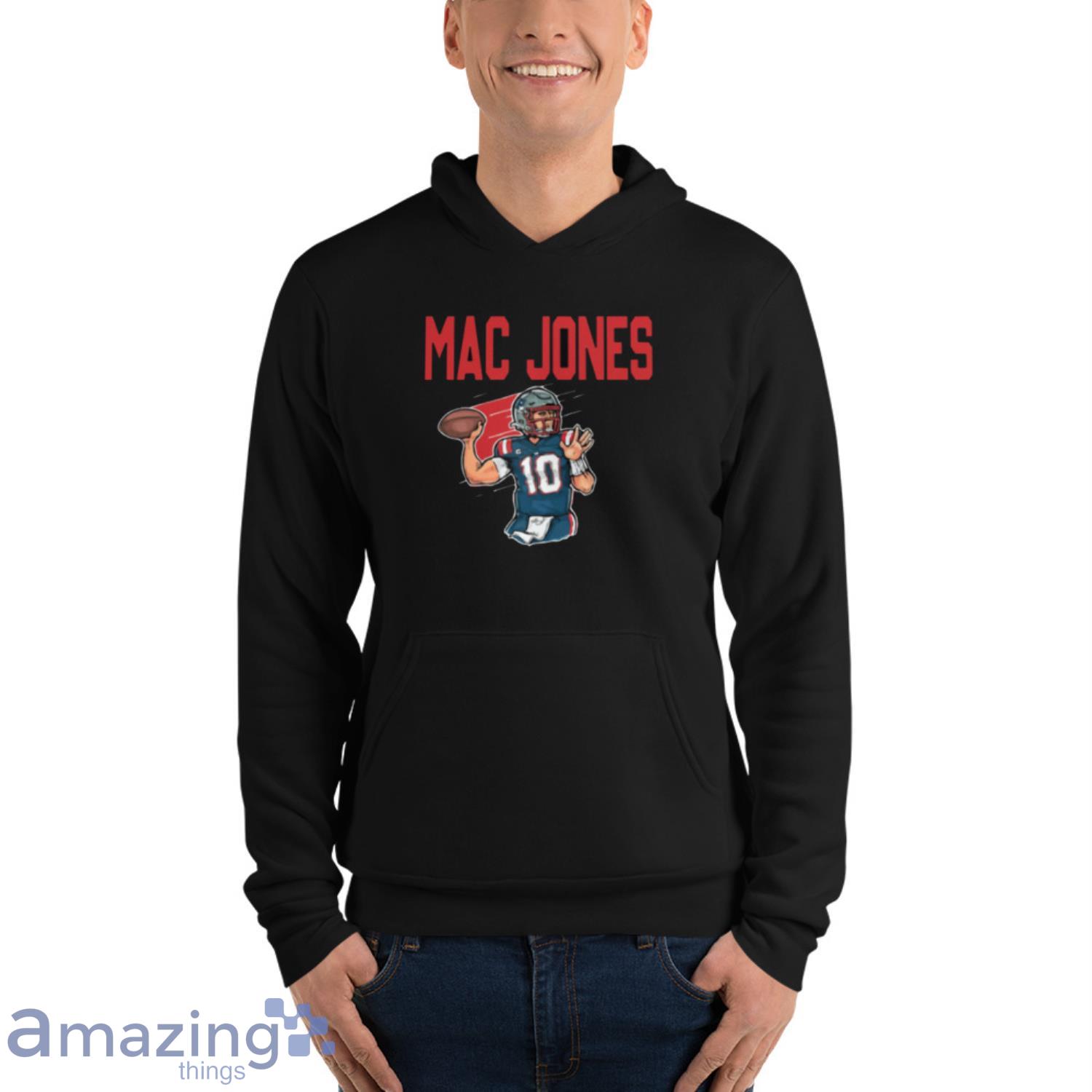 10 Mac Jones Design Gift For Football Fans shirt image 10 Mac Jones Design Gift For Football Fans shirt - Unisex Fleece Pullover Hoodie