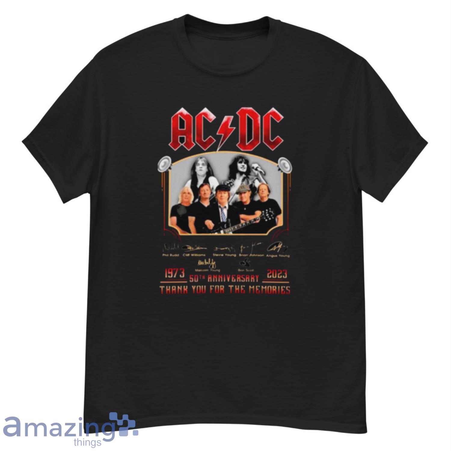 1973 2023 Ad Dc 50th Anniversary Thank You For The Memories Signatures Shirt - G500 Men’s Classic T-Shirt