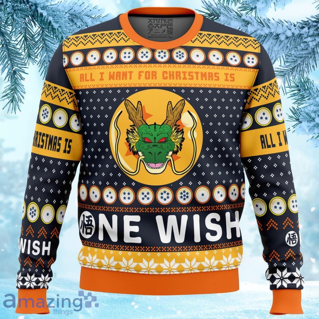 A Very Shenron Christmas Dragon Ball Z Ugly Christmas Sweater - A Very Shenron Christmas Dragon Ball Z Ugly Christmas Sweater