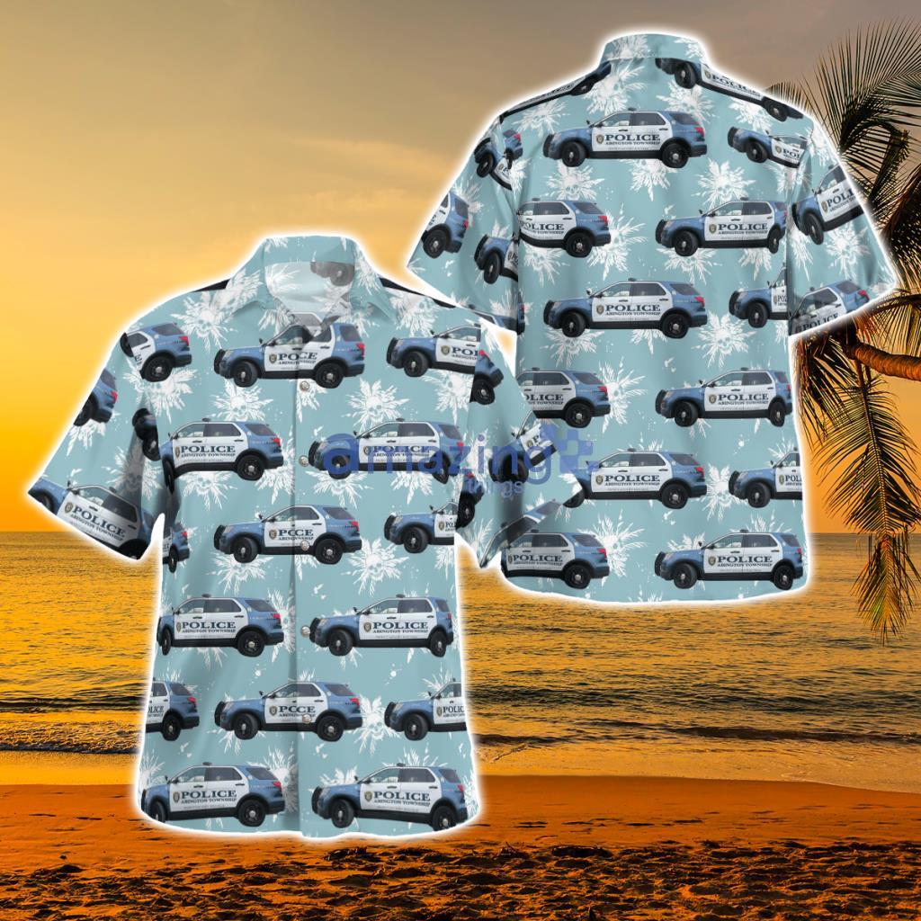 Abington, Pennsylvania, Abington Township Police Dept., PA Tropical Hawaiian Shirt - Abington, Pennsylvania, Abington Township Police Dept., PA Tropical Hawaiian Shirt
