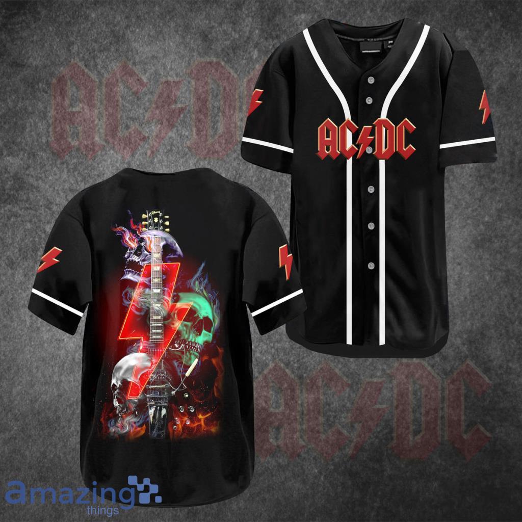 black red baseball jersey