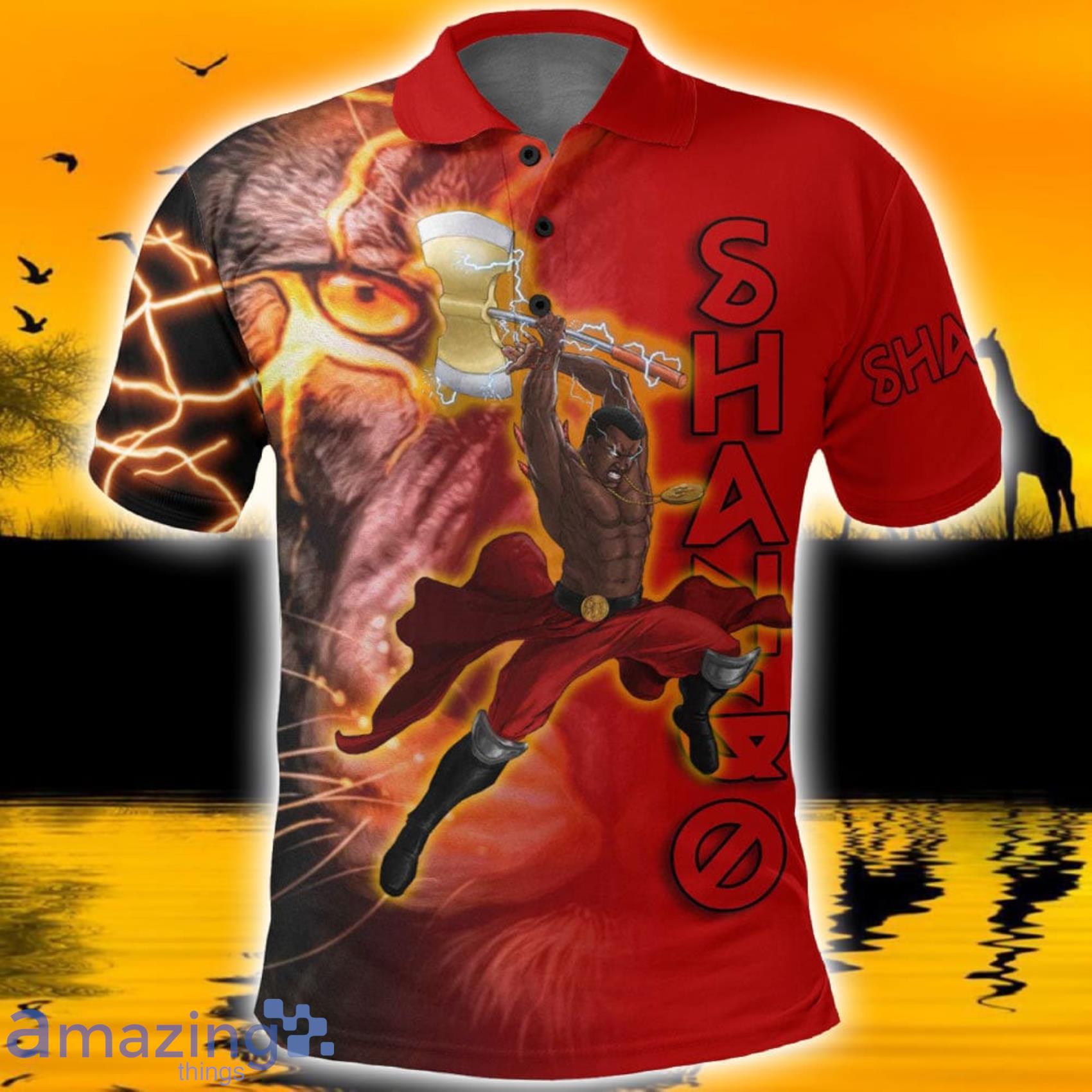 lion polo shirt